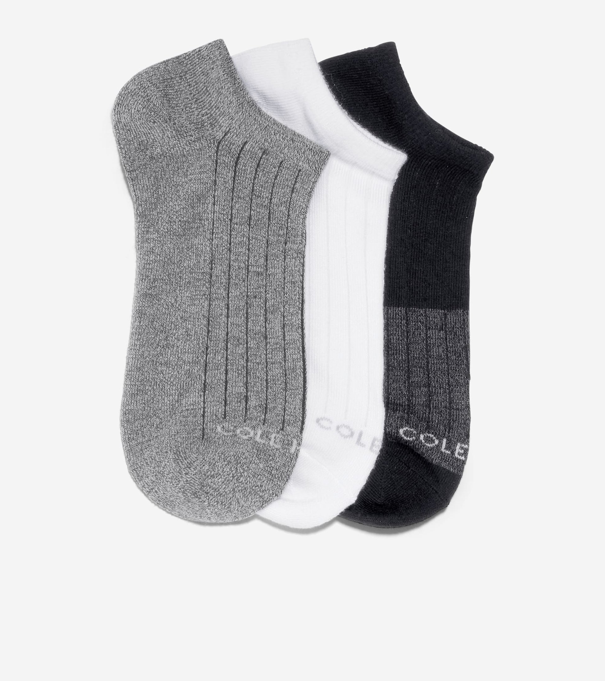 3 Pack Supersoft Low Cut Socks-Black Assorted