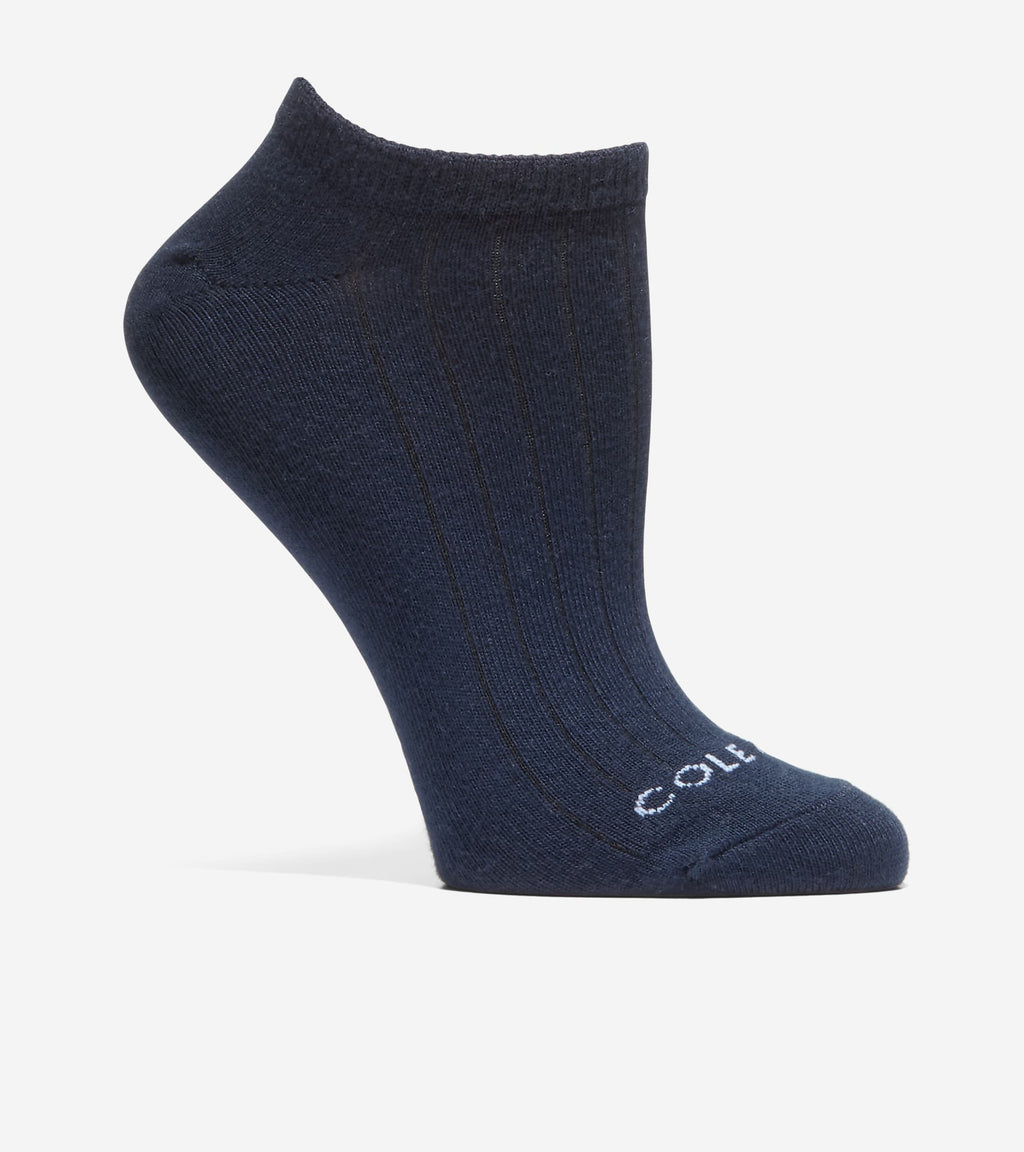 Women's 3-Pair Supersoft Low Cut Socks-Blue Assorted