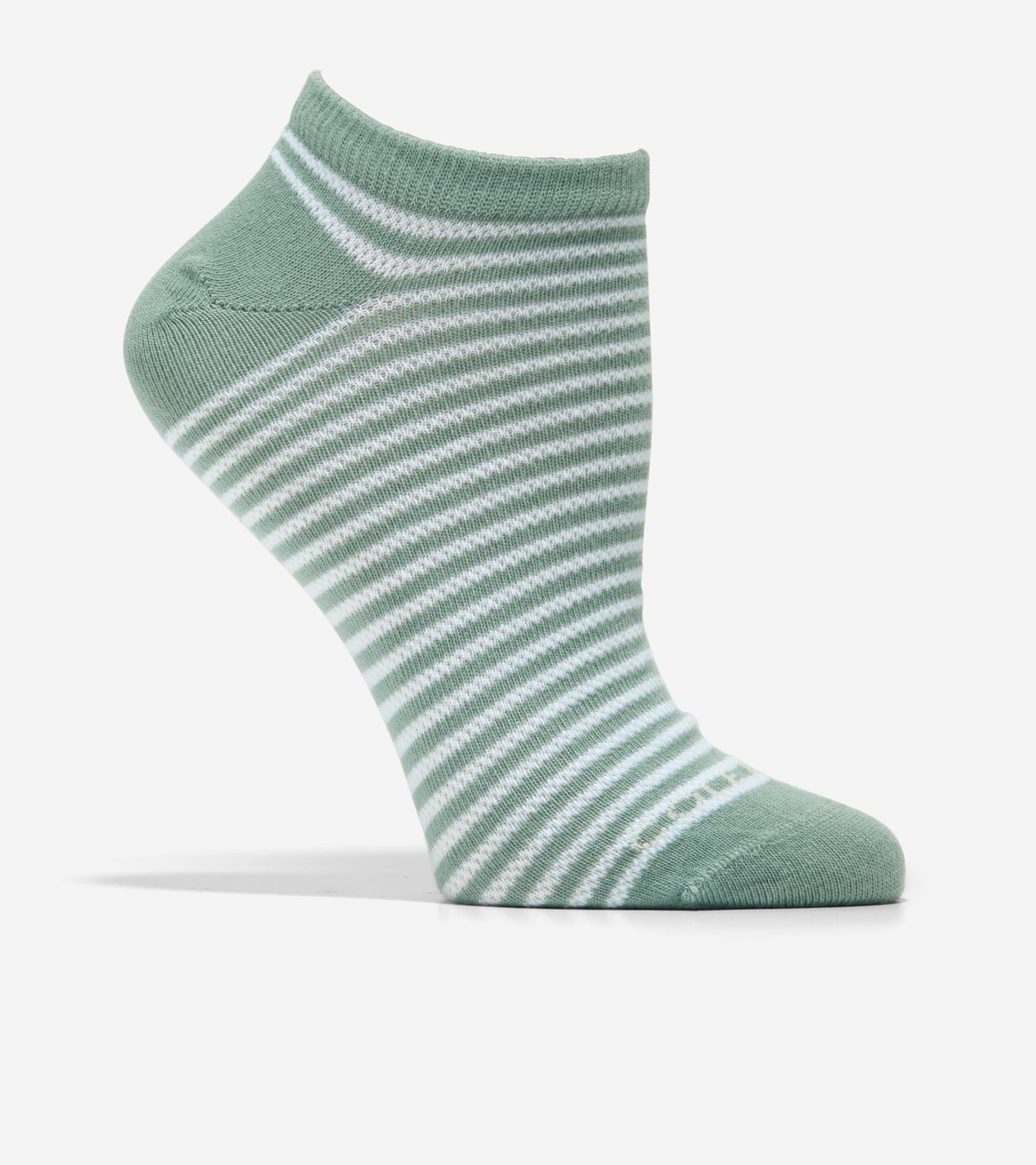 Women's 3-Pair Textured Stripe Super Soft Low Cut Socks-Green Assorted
