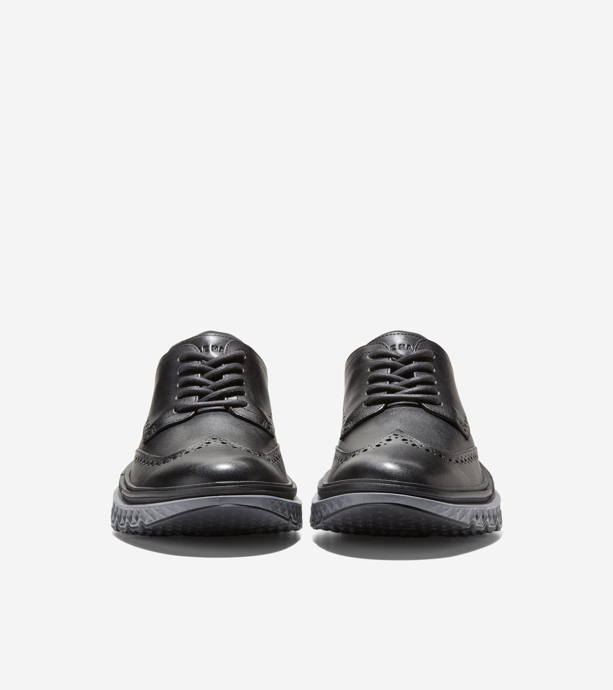 Men's 5.ZERØGRAND Wingtip Oxfords-Black-Raven-Quiet Shade