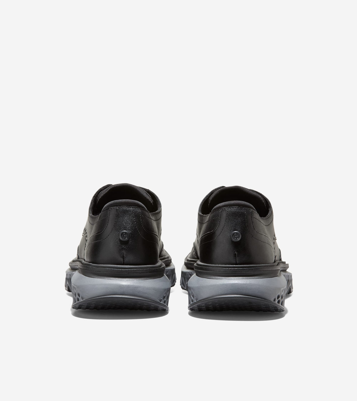 Men's 5.ZERØGRAND Wingtip Oxfords-Black-Raven-Quiet Shade