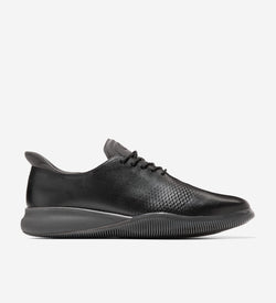 Men's 6.ZERØGRAND Laser Quick-On Oxfords-Black-Raven