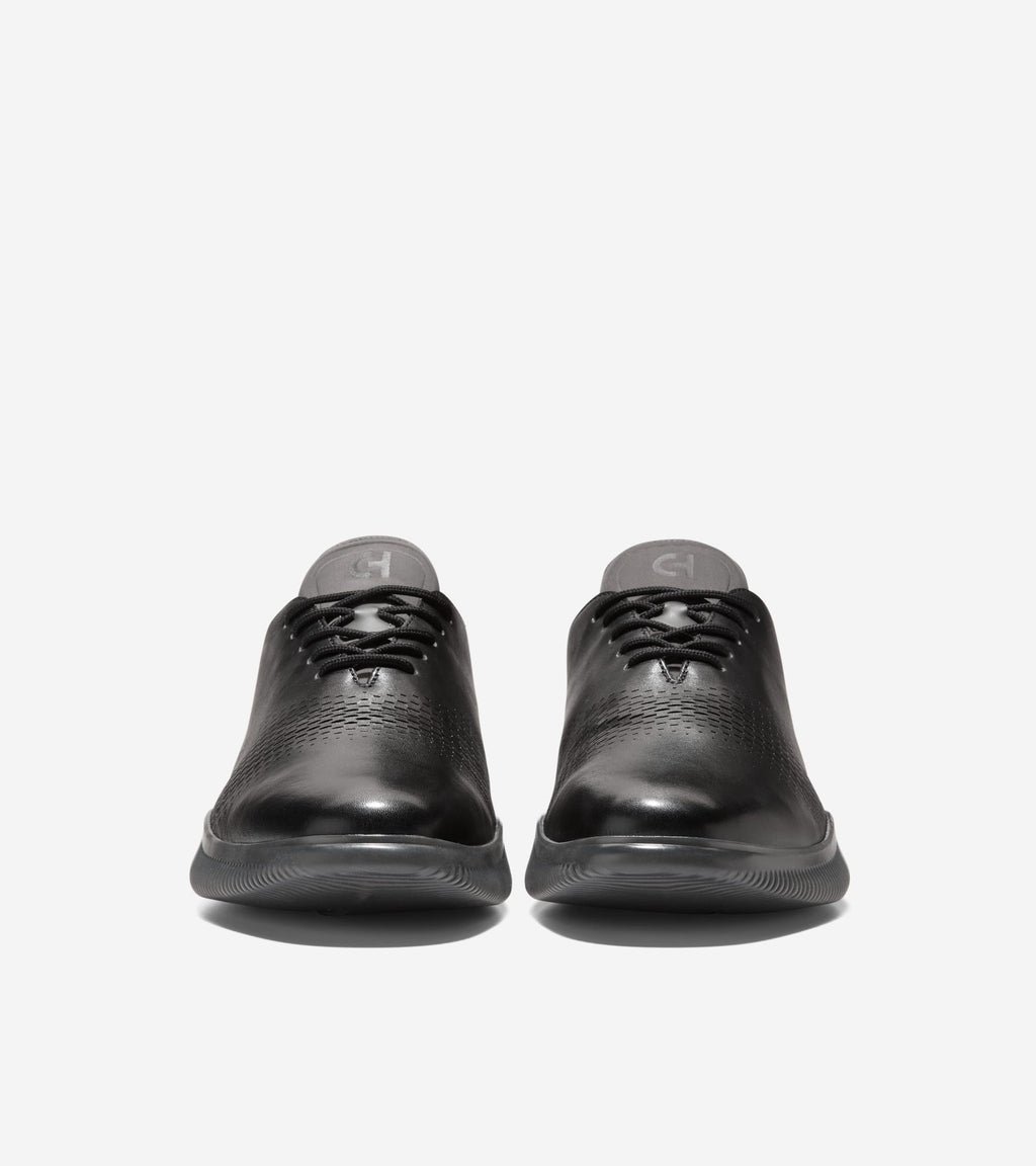 Cole Haan Men's 6.ZERGRAND Laser Quick-On Oxford Shoes - Black | Size 9 Medium