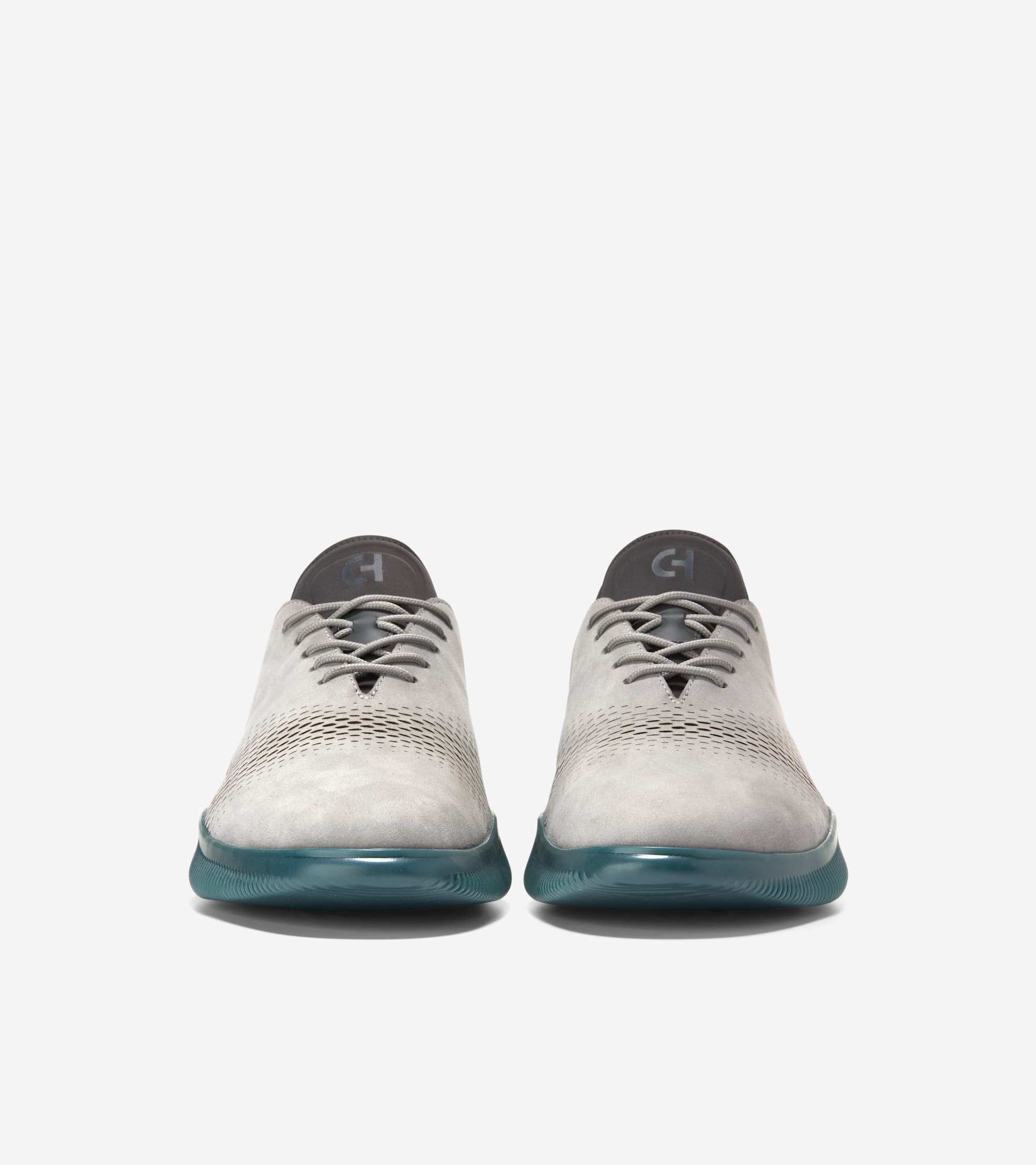 Men's 6.ZERØGRAND Laser Quick-On Oxfords in Grey | Cole Haan