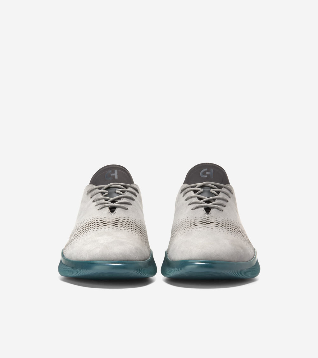 Men's 6.ZERØGRAND Laser Quick-On Oxfords-Ultimate Gray-Raven