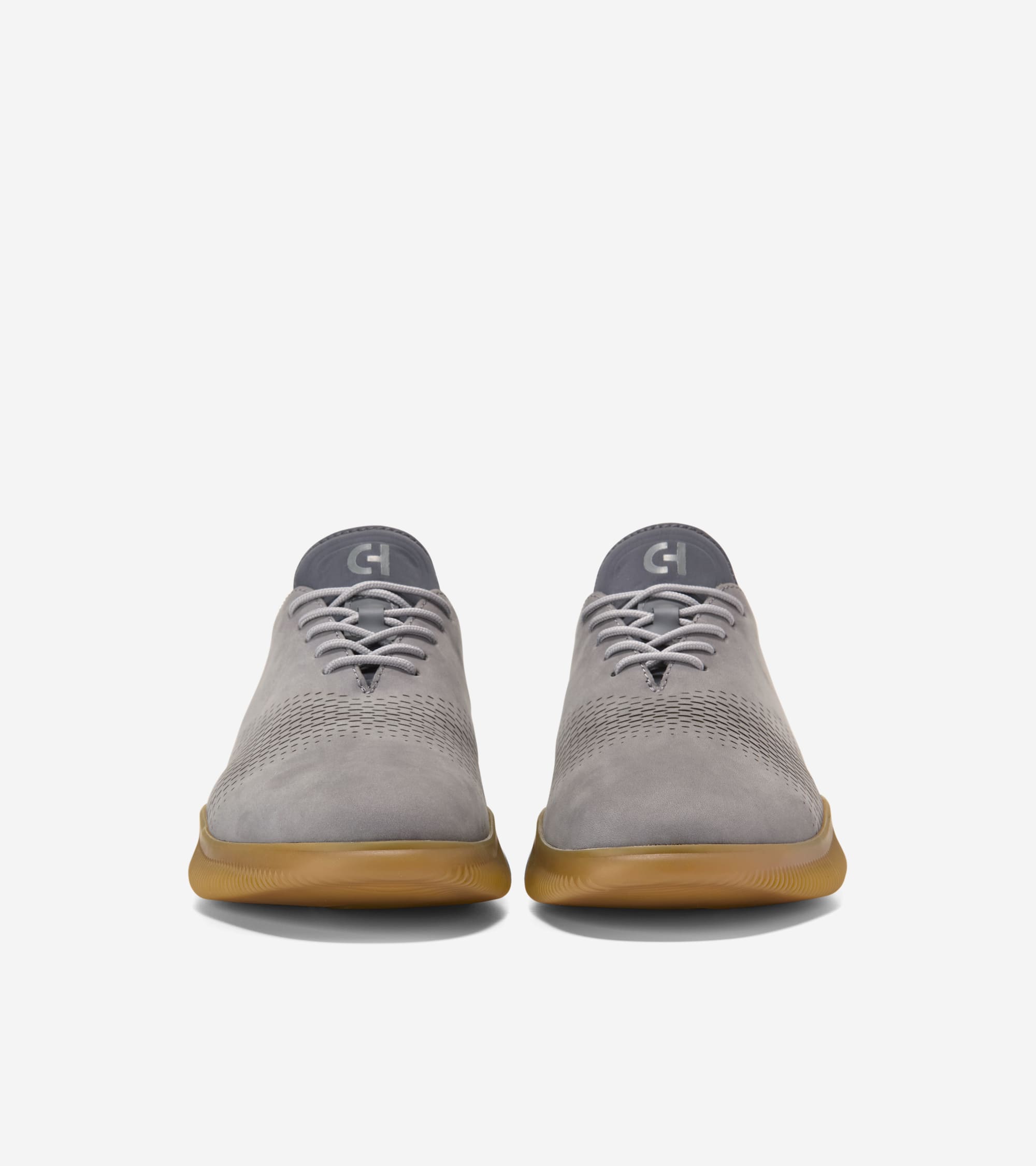 Men's 6.ZERØGRAND Laser Quick-On Oxfords in Grey | Cole Haan