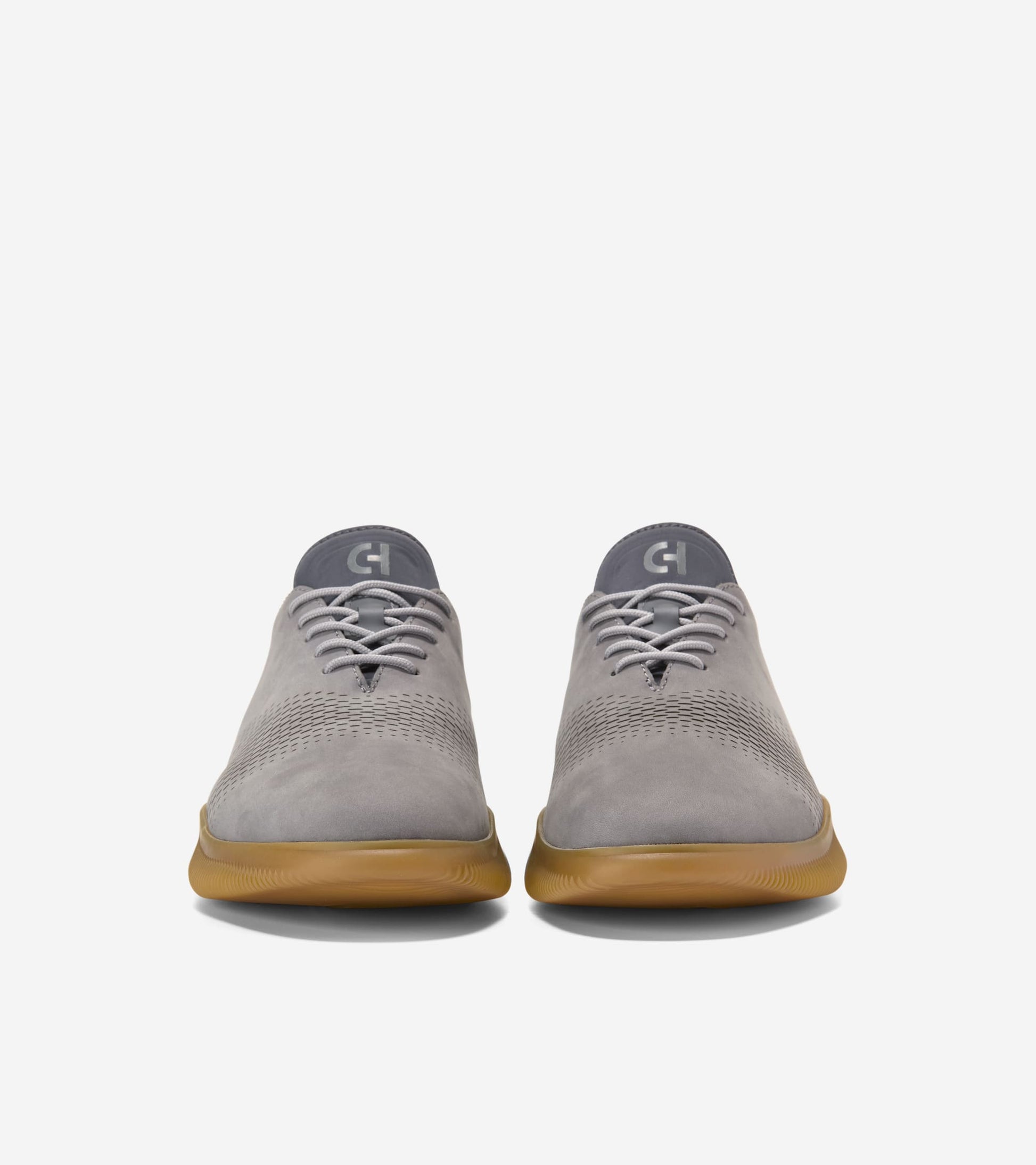 Men's 6.ZERØGRAND Laser Quick-On Oxfords-Steel Gray-Natural-Gum