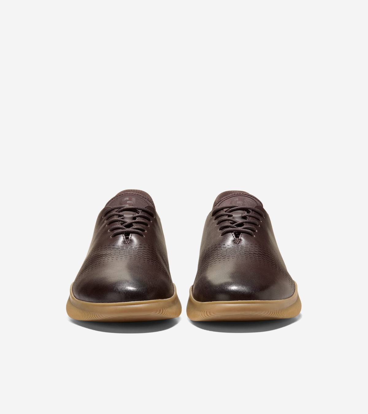 Men's 6.ZERØGRAND Laser Quick-On Oxfords-Dark Chocolate-Dark Natural