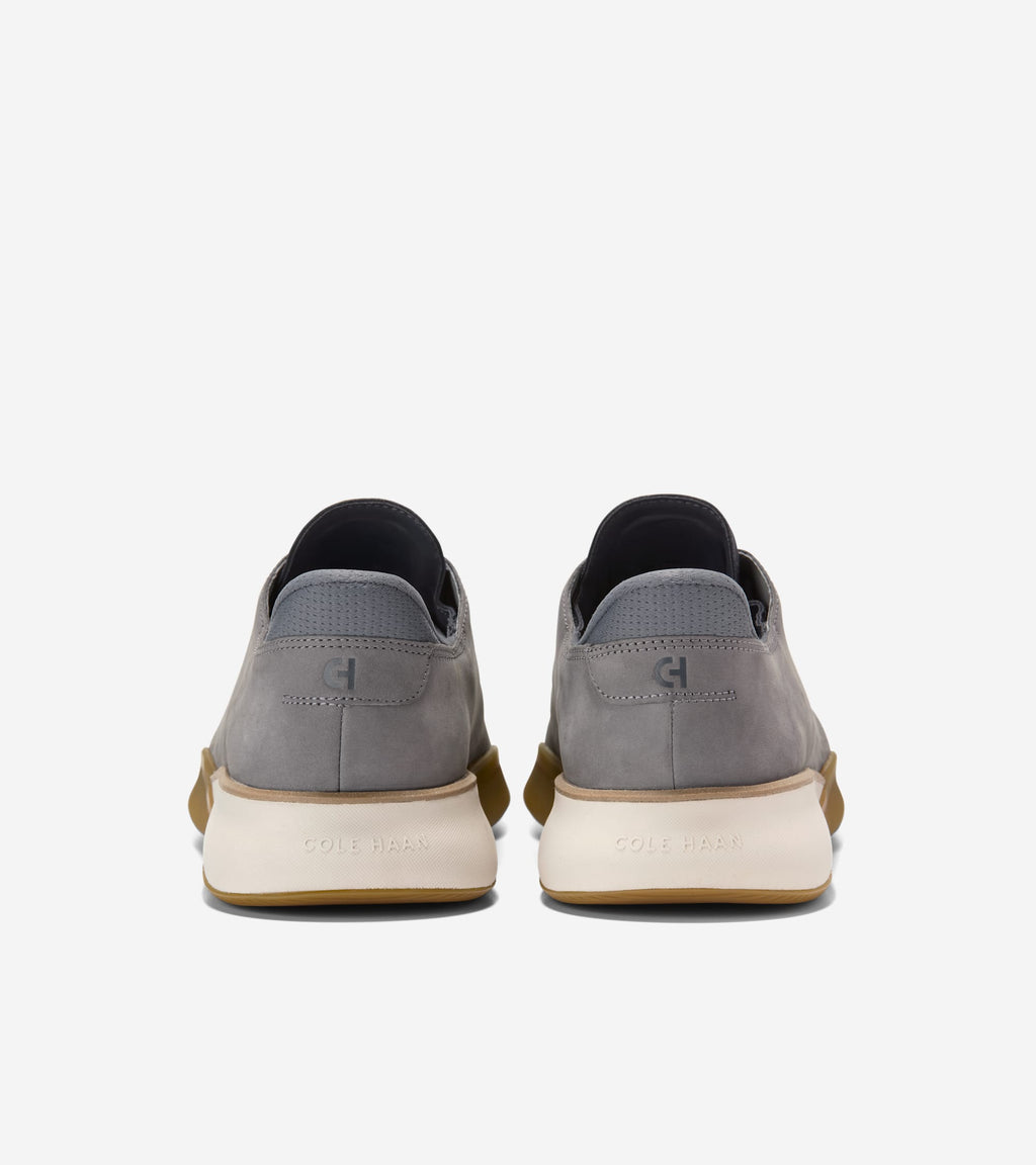 Men's 6.ZERØGRAND Laser Quick-On Oxfords-Steel Gray-Natural-Gum