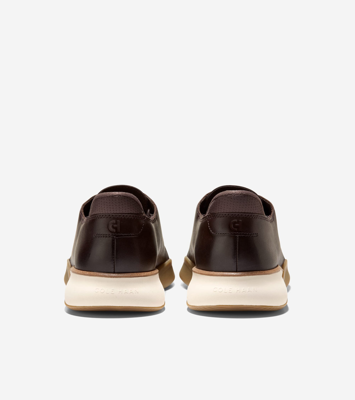 Men's 6.ZERØGRAND Laser Quick-On Oxfords-Dark Chocolate-Dark Natural