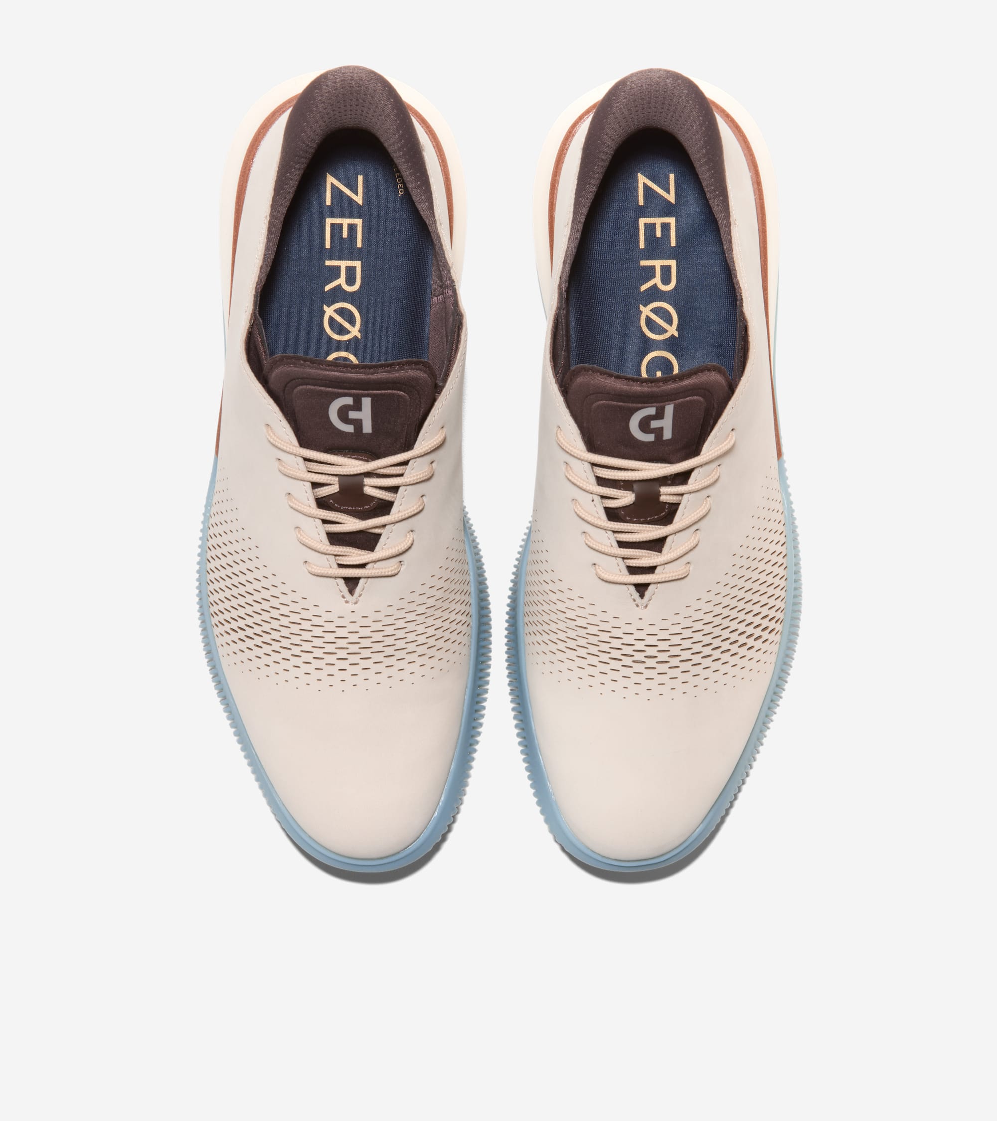 Men's 6.ZERØGRAND Laser Quick-On Oxfords in Brown | Cole Haan