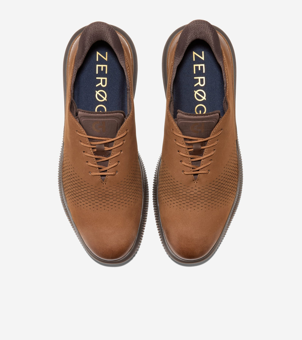 Men's 6.ZERØGRAND Laser Quick-On Oxfords-Chestnut-Dark Natural-Java