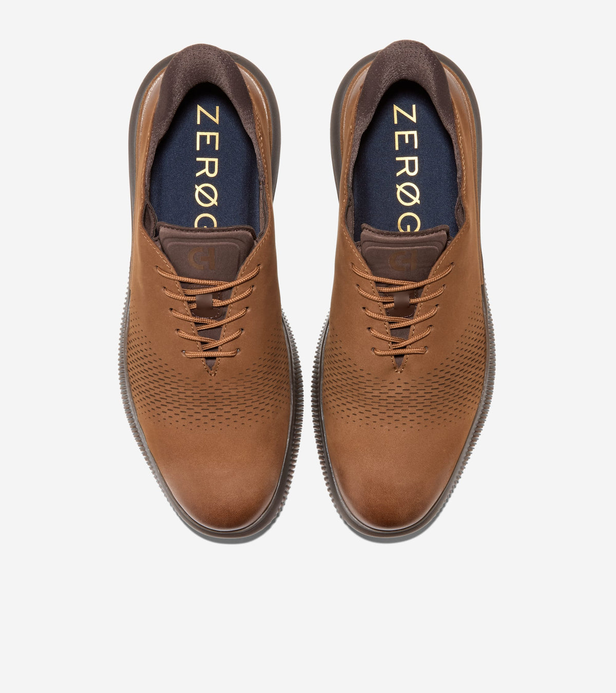 Men's 6.ZERØGRAND Laser Quick-On Oxfords-Chestnut-Dark Natural-Java
