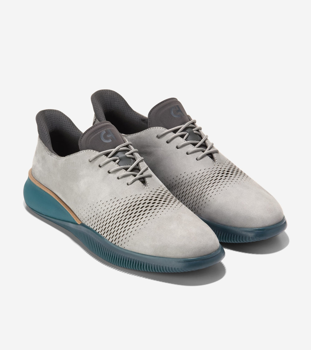 Men's 6.ZERØGRAND Laser Quick-On Oxfords-Ultimate Gray-Raven