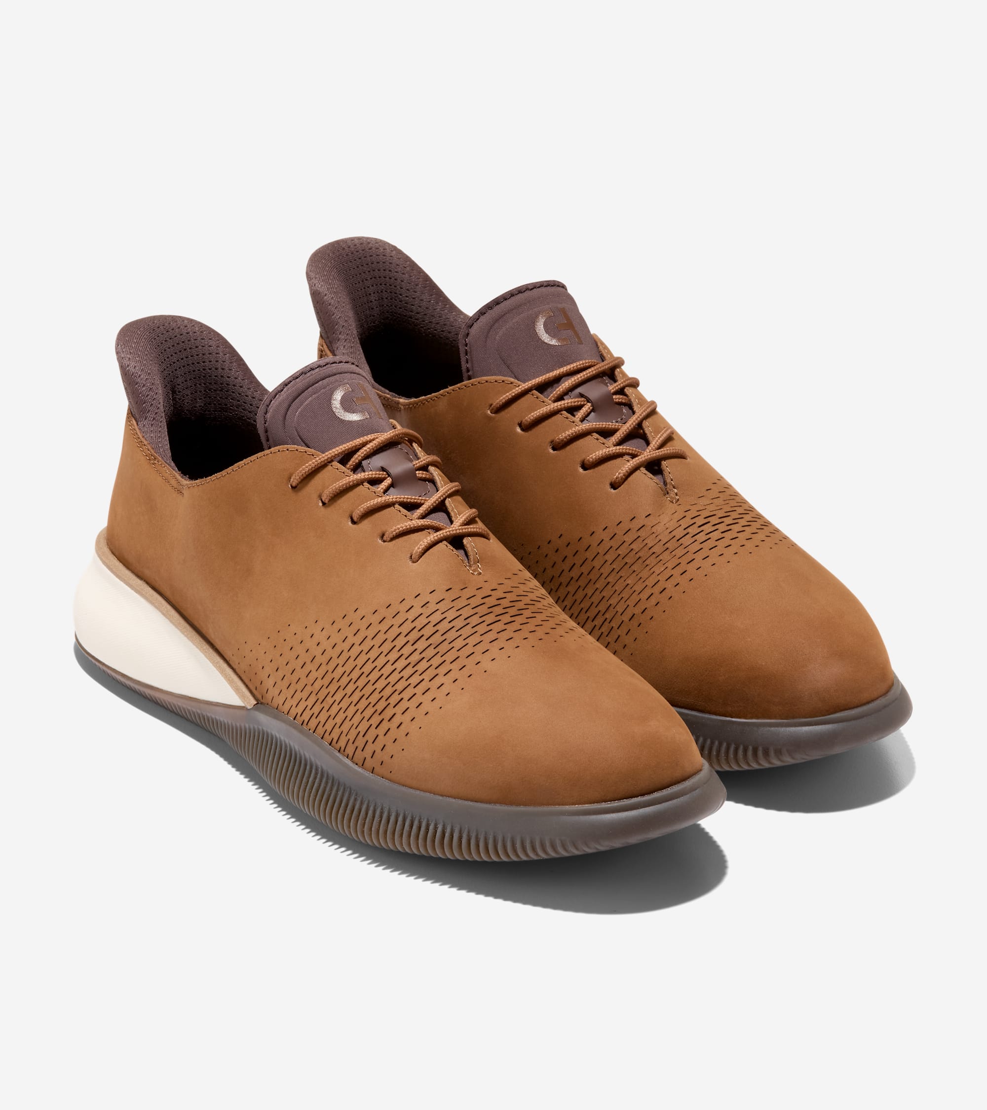Men's 6.ZERØGRAND Laser Quick-On Oxfords in Brown | Cole Haan