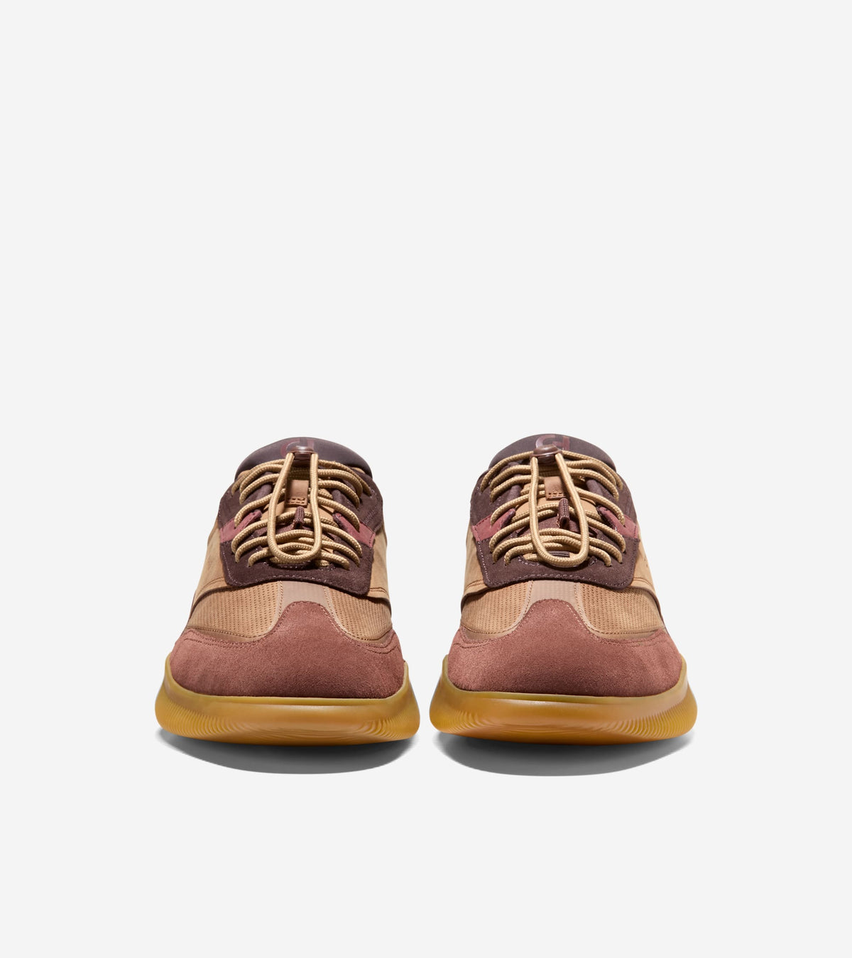 Men's 6.ZERØGRAND Quick-On Leather Sneakers-Toasted Coconut-Chestnut-Gum