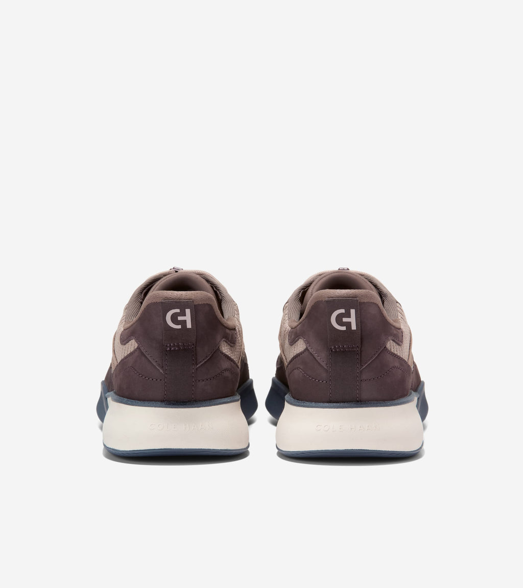 Men's 6.ZERØGRAND Quick-On Sneakers-Irish Coffee-Navy Blazer