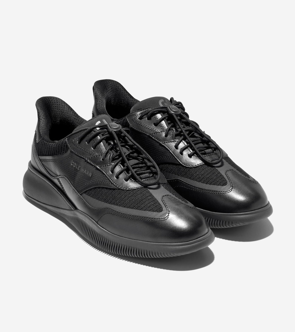 Men's 6.ZERØGRAND Quick-On Sneakers-Black