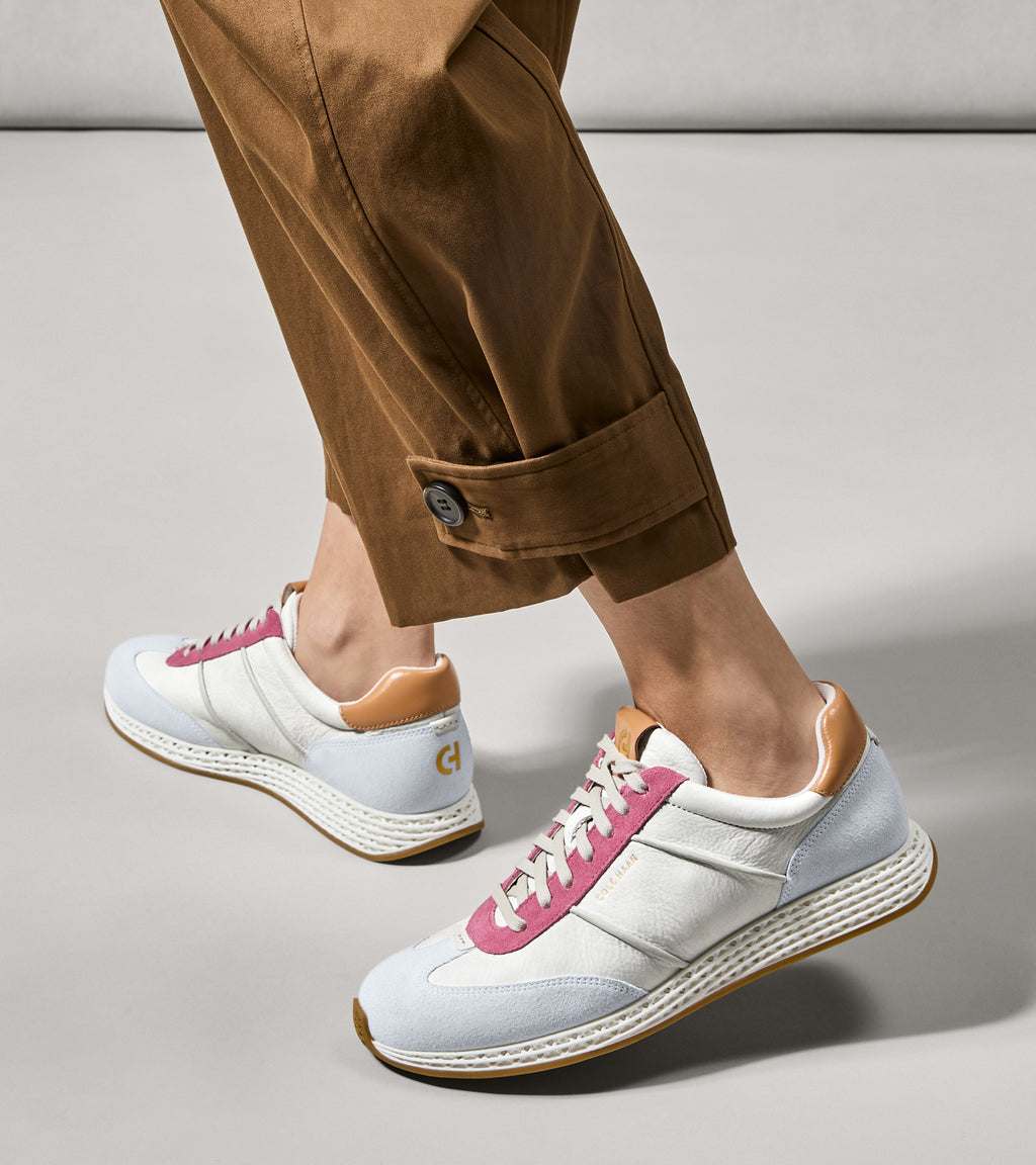 Women's GrandPrø Low Profile SkyWeave™ Sneakers-Oyster Mushroom-Biscuit