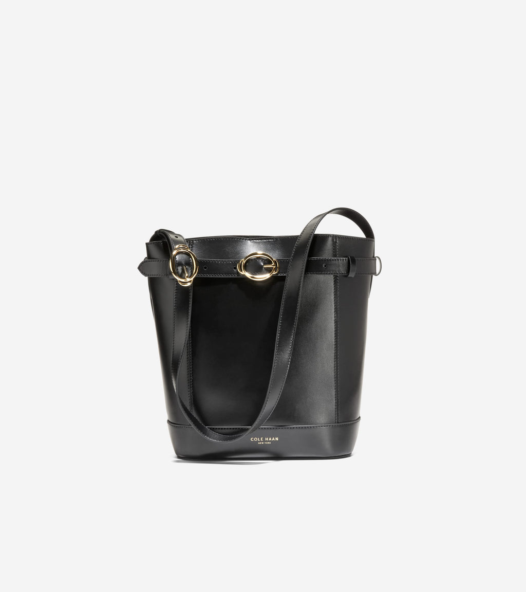 Women's Alexandria Bucket Bag-Black
