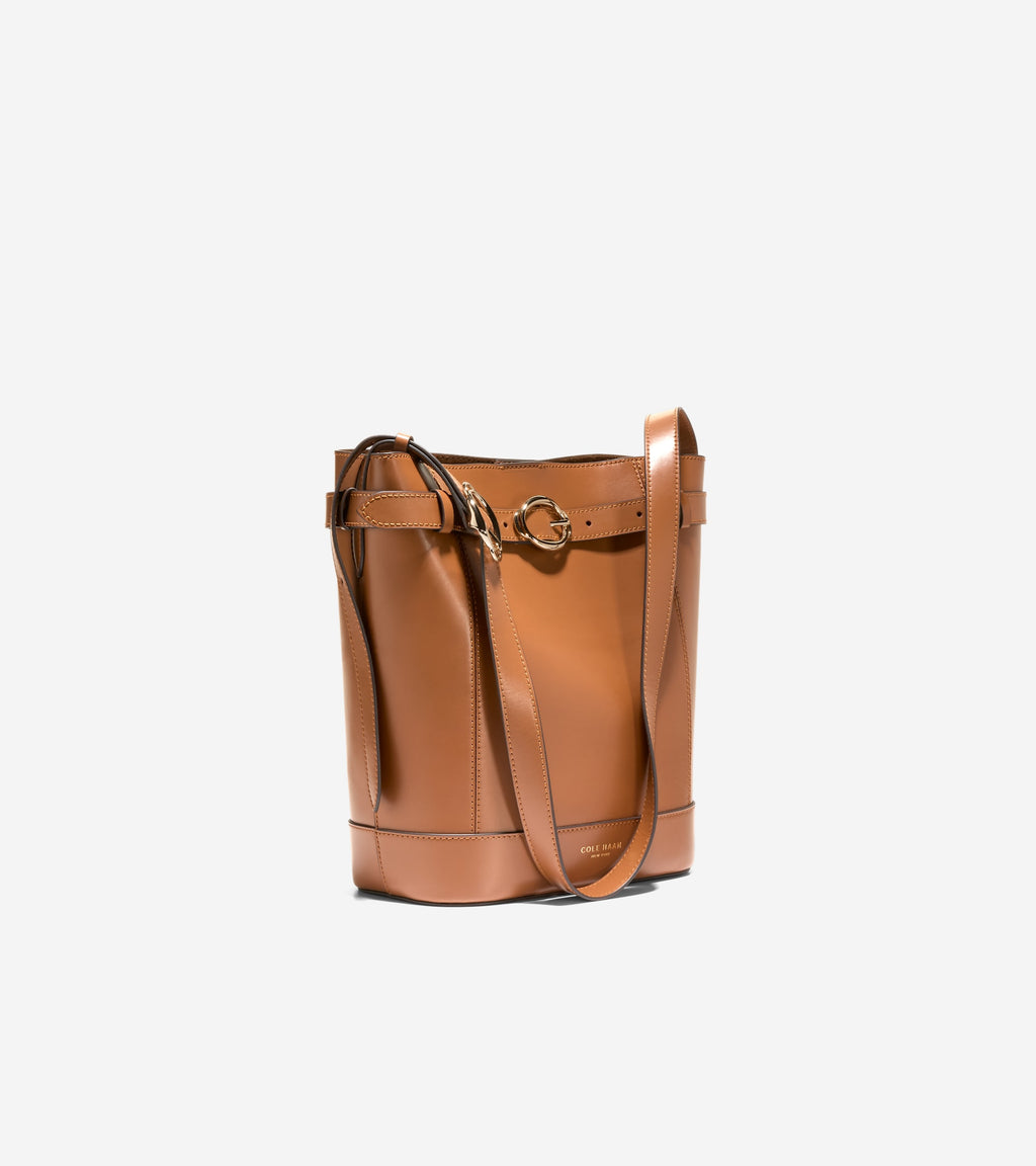 Women's Alexandria Bucket Bag-New Caramel