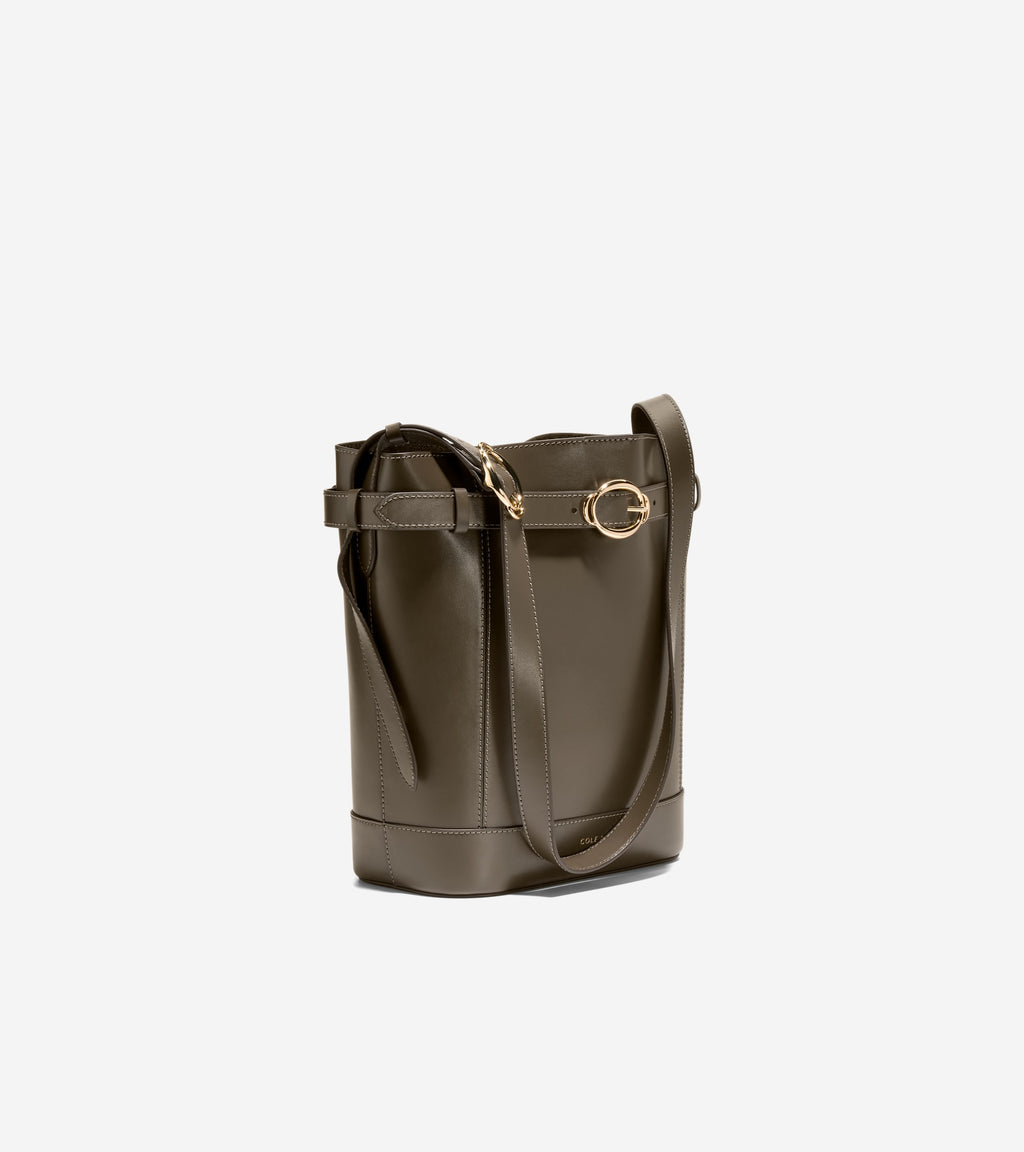 Women's Alexandria Bucket Bag-Deep Olive
