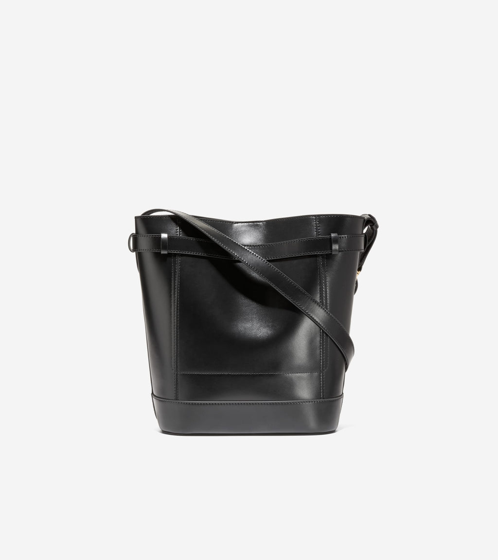 Women's Alexandria Bucket Bag-Black