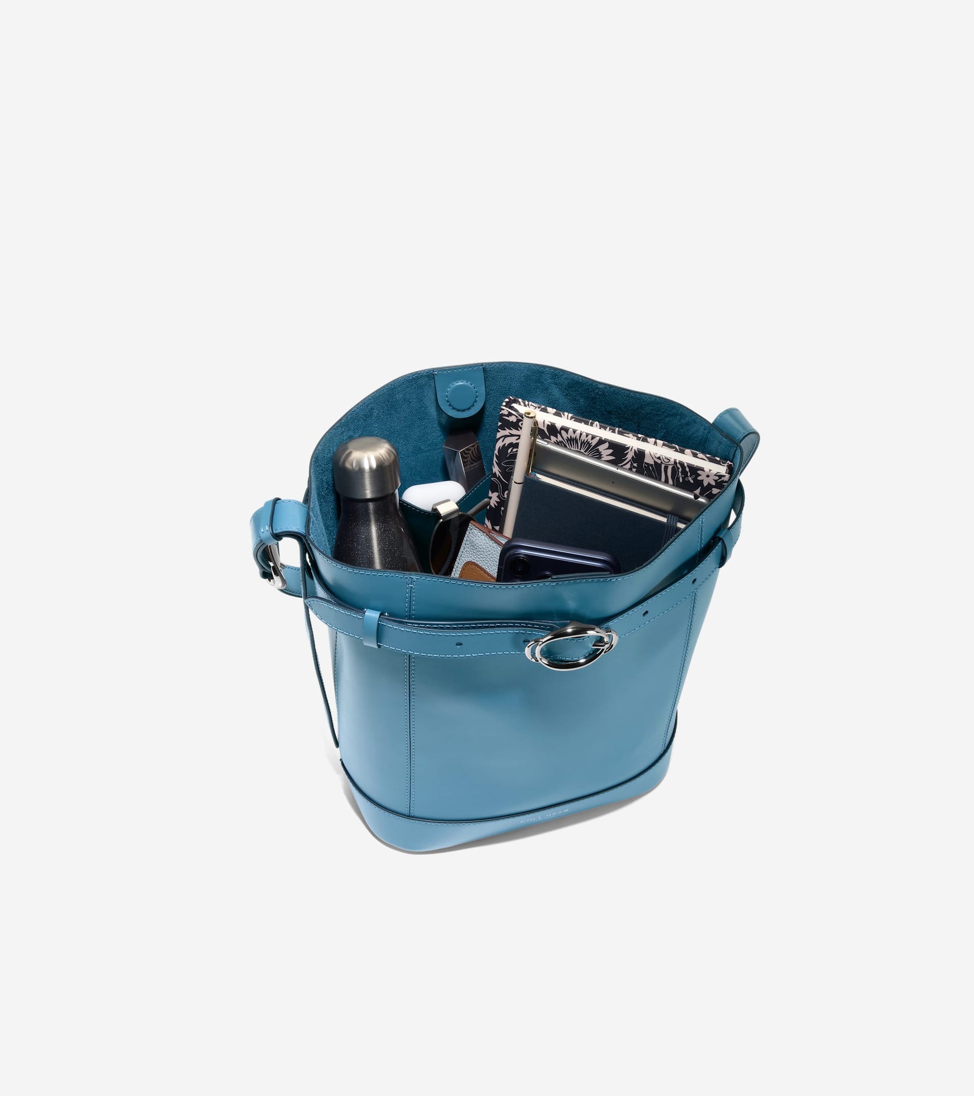 Women's Alexandria Bucket Bag-Provincial Blue
