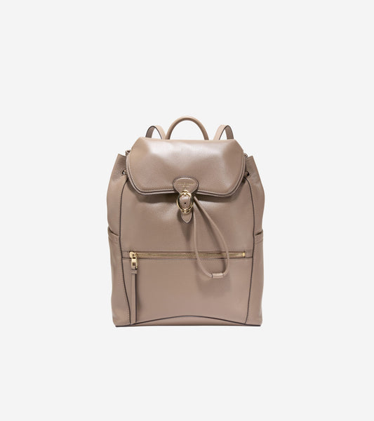 Women's Alexandria Flap Small Backpack in Green