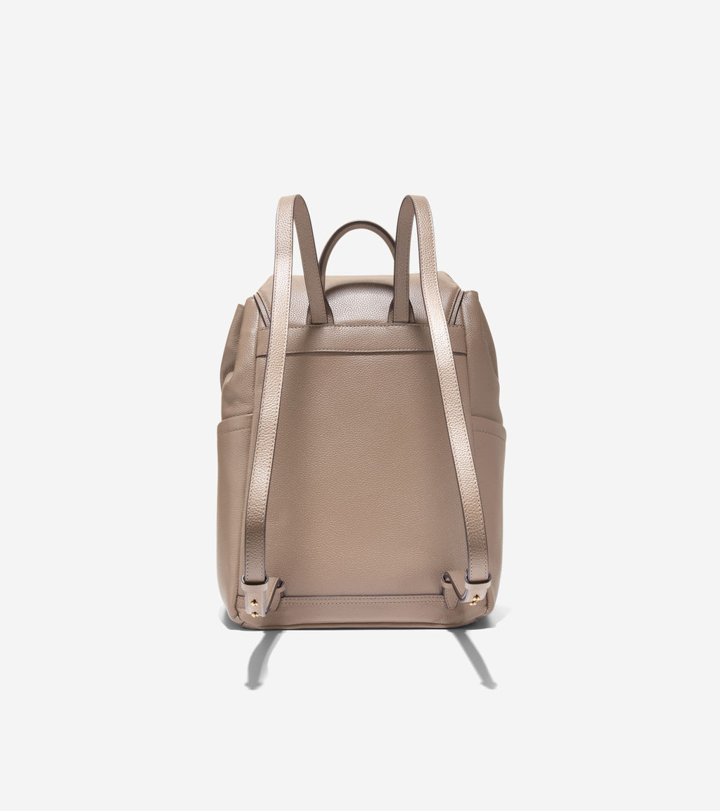Women's Alexandria Flap Medium Backpack-Irish Coffee