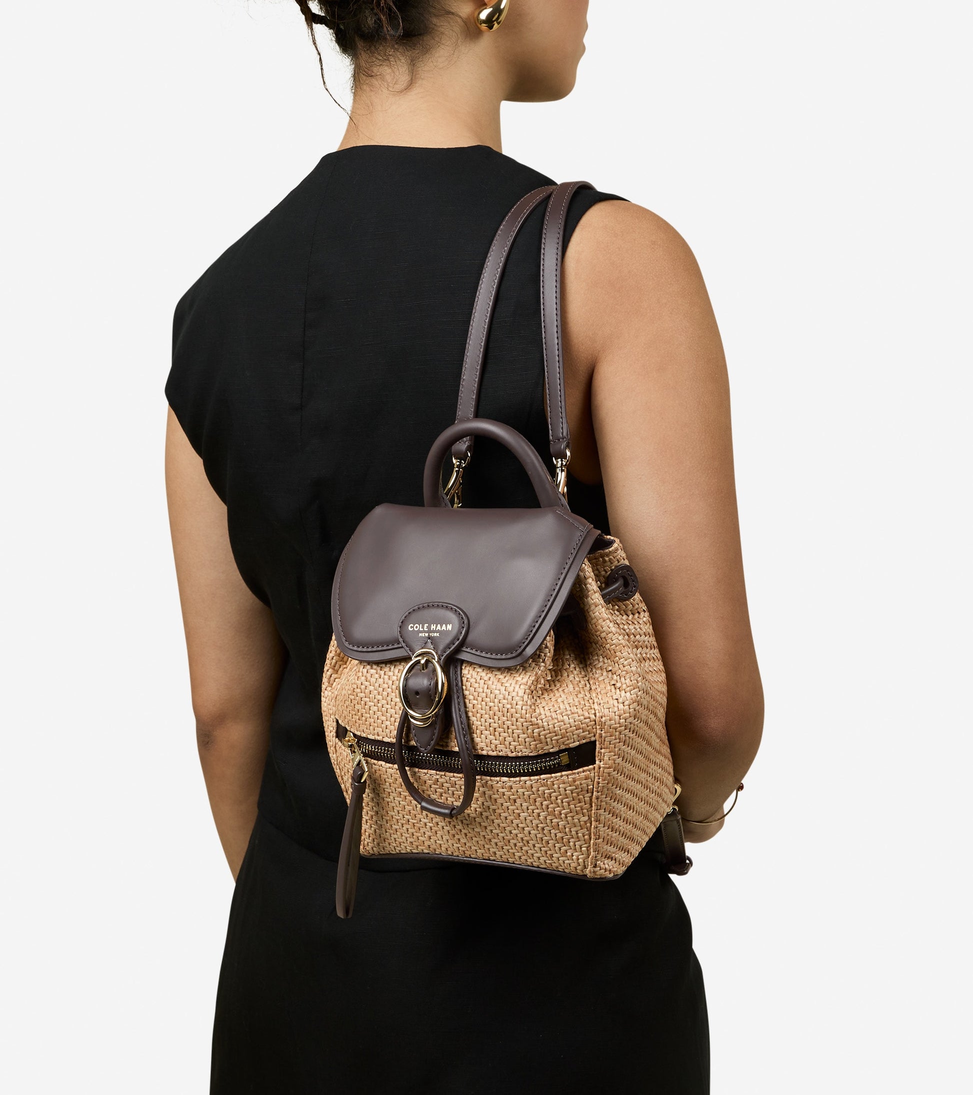 Cole Haan Women's Alexandria Flap Small Backpack Cole Haan Women's Alexandria Flap Small Backpack