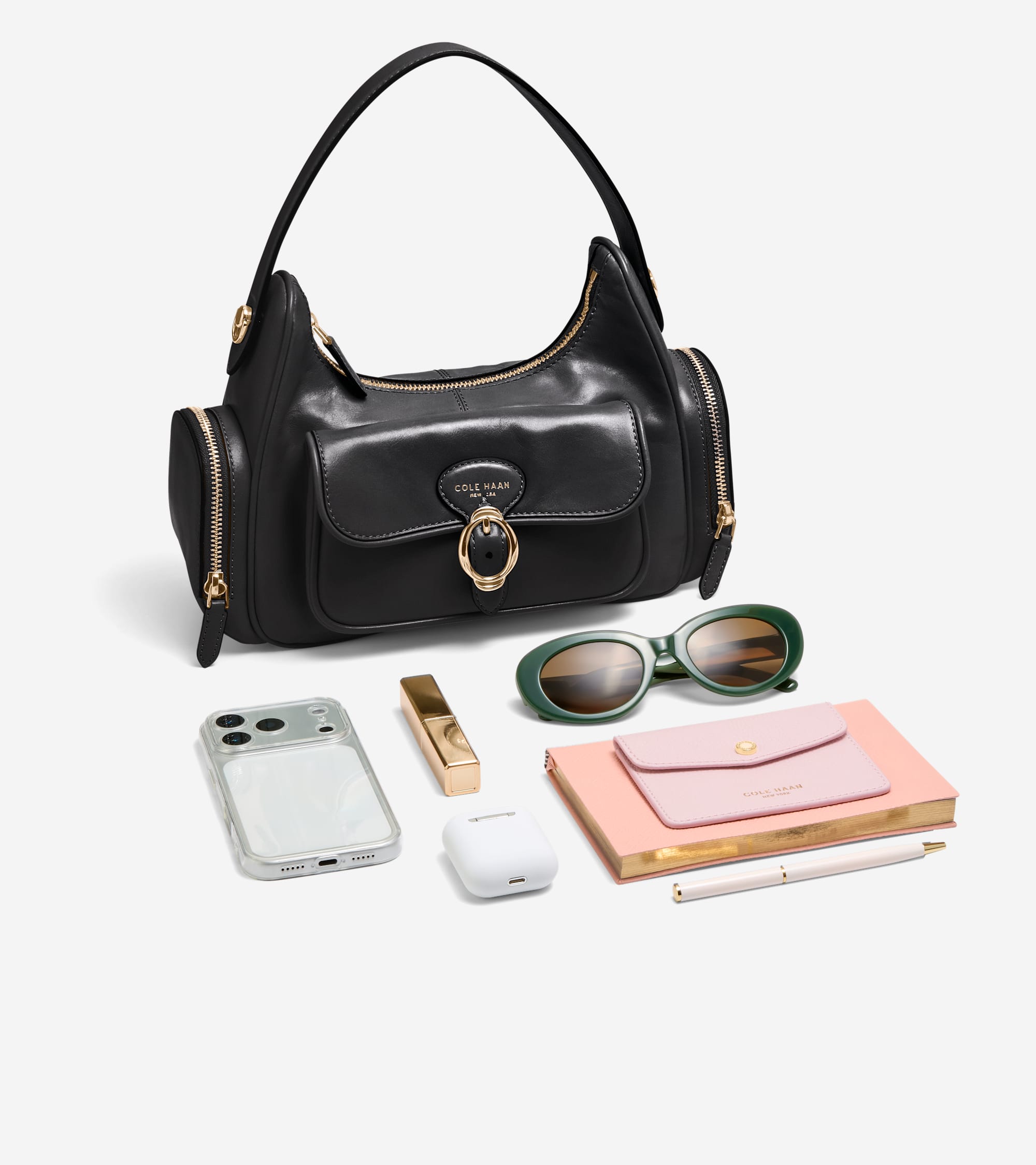 Women's Alexandria Shoulder Crossbody Bag in Black | Cole Haan