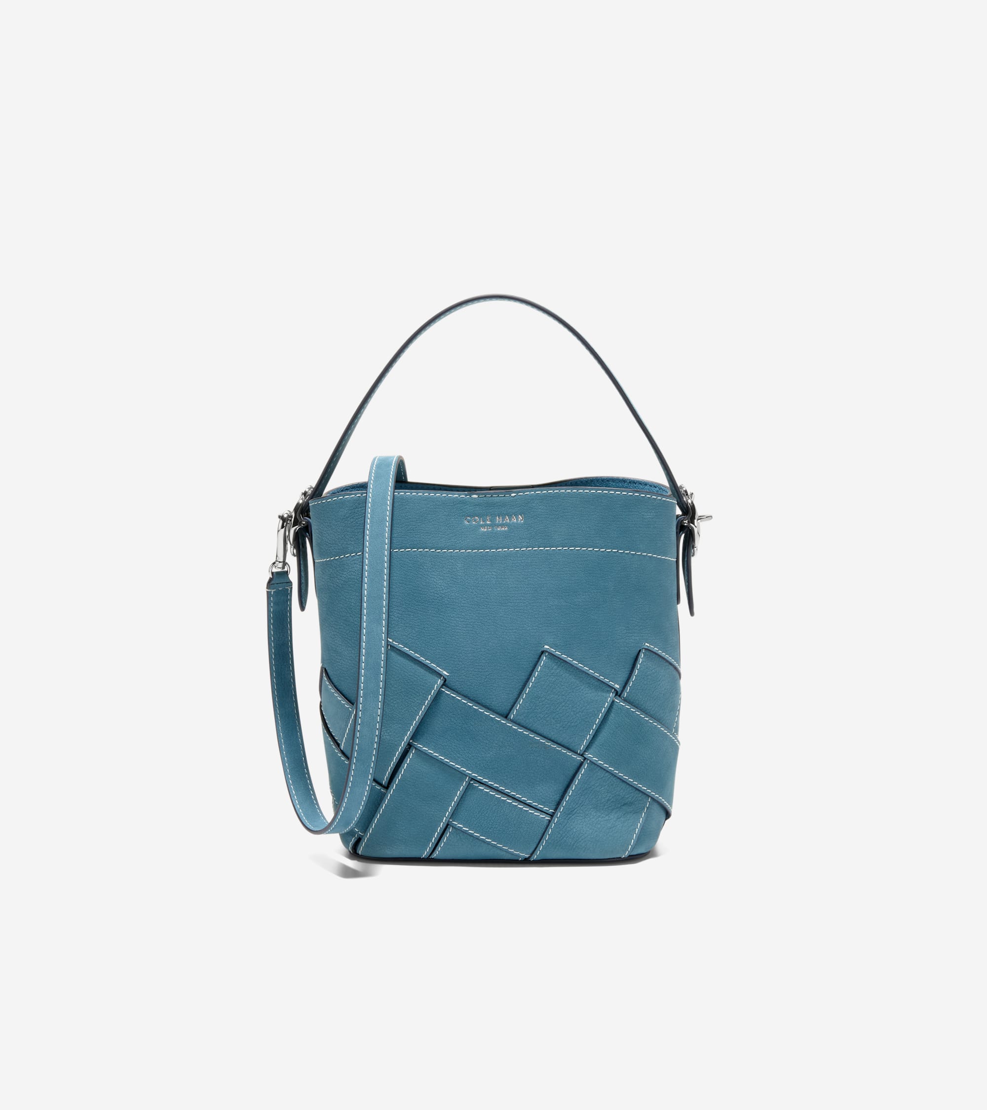 Cole Haan　ハンドバック Women's Alexandria Small Bucket Crossbody Bag in Blue | Cole Haan