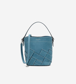 Women's Alexandria Small Bucket Crossbody Bag-Provincial Blue