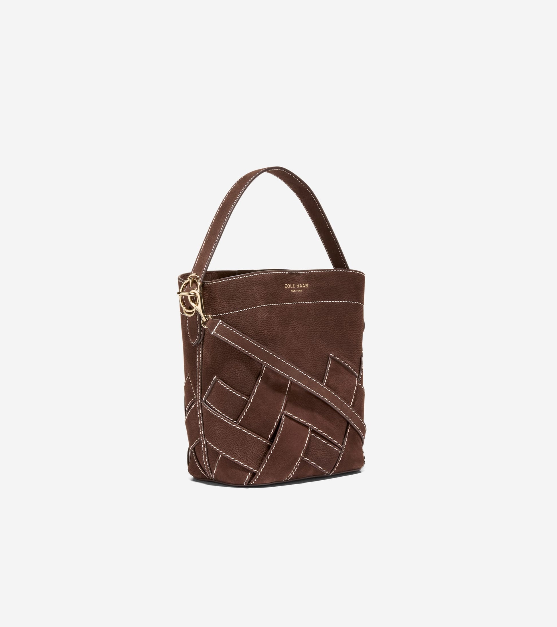 Women's Alexandria Small Bucket Crossbody Bag-Madeira