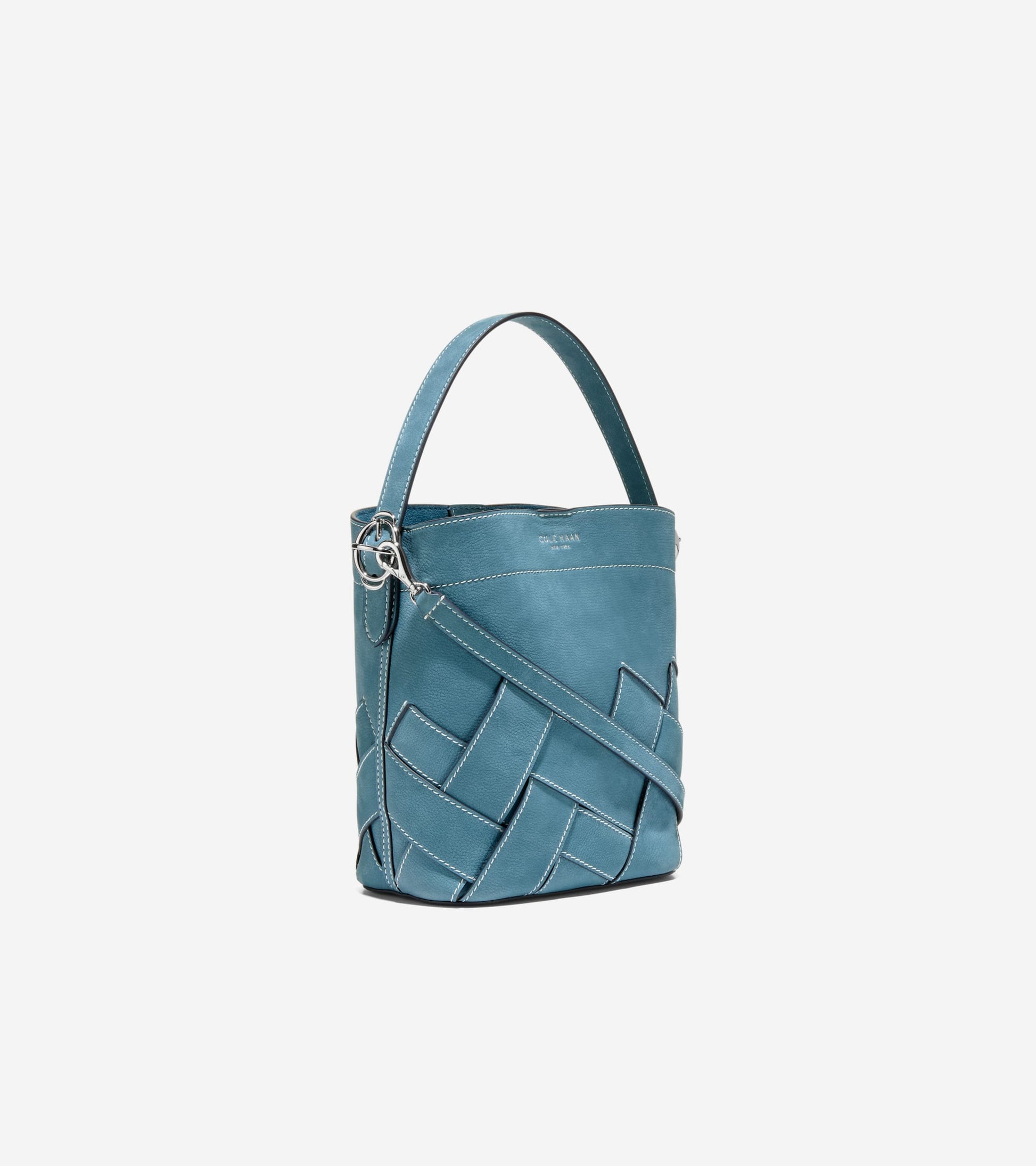 Women's Alexandria Small Bucket Crossbody Bag-Provincial Blue