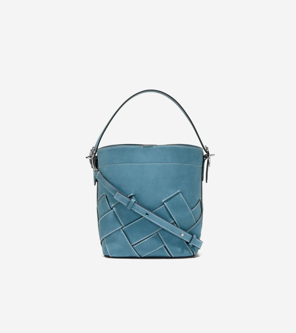 Women's Alexandria Small Bucket Crossbody Bag-Provincial Blue