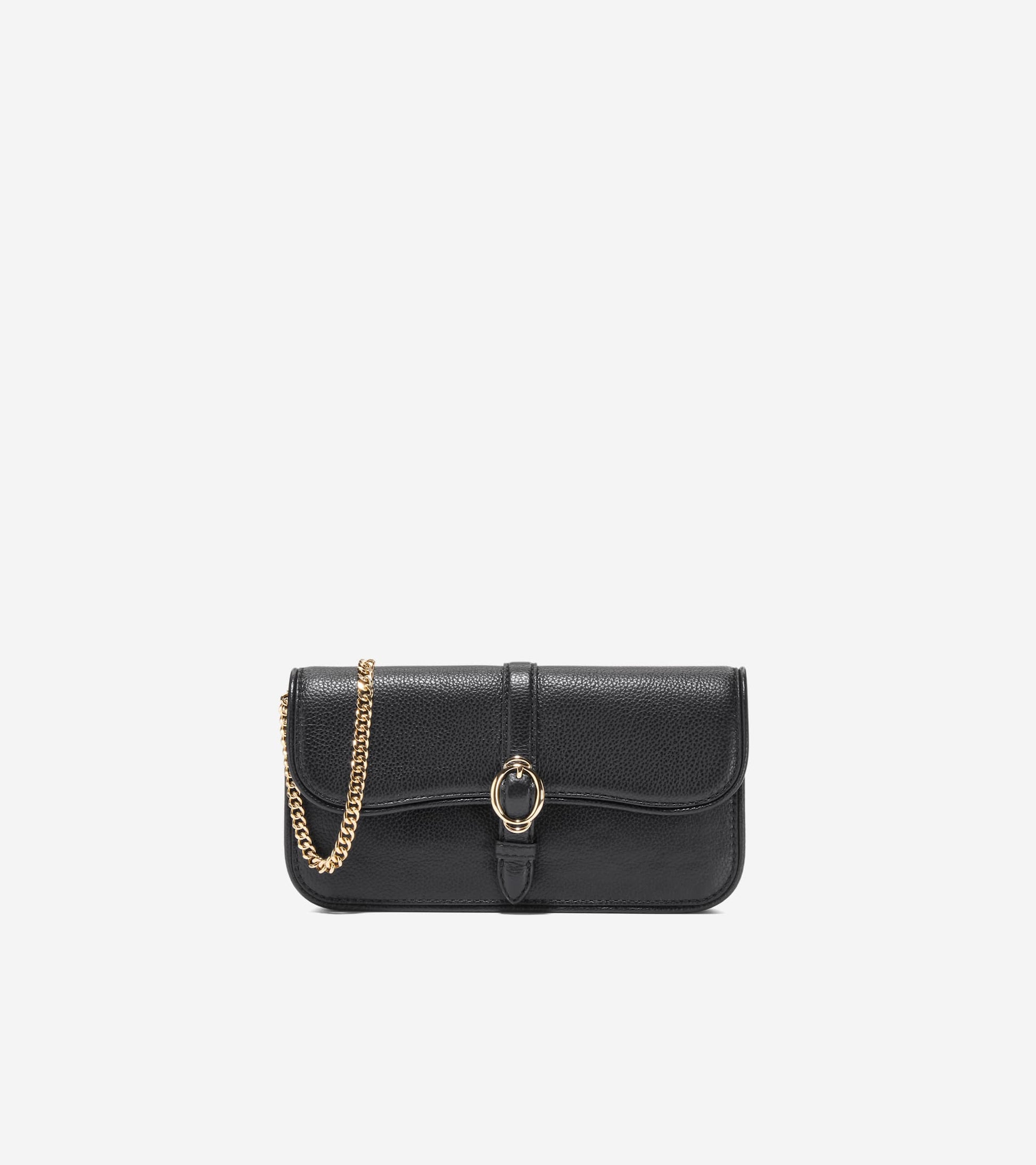 Women's Alexandria Wallet On A Chain-Black