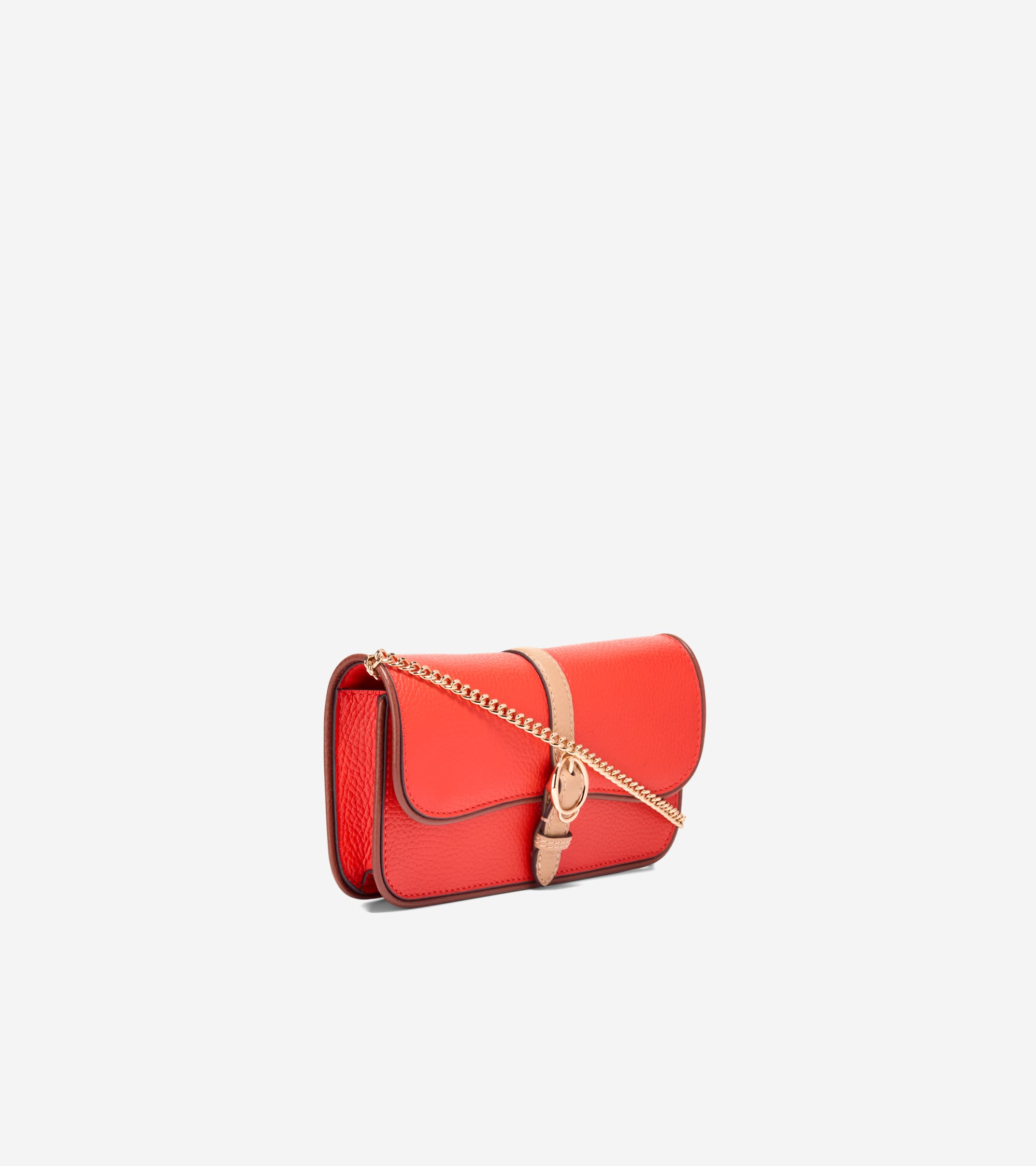 Women's Alexandria Wallet On A Chain in Red | Cole Haan