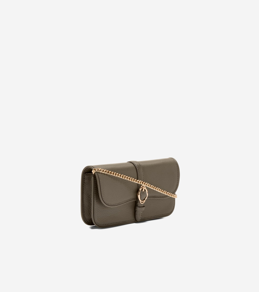 Women's Alexandria Wallet On A Chain-Deep Olive
