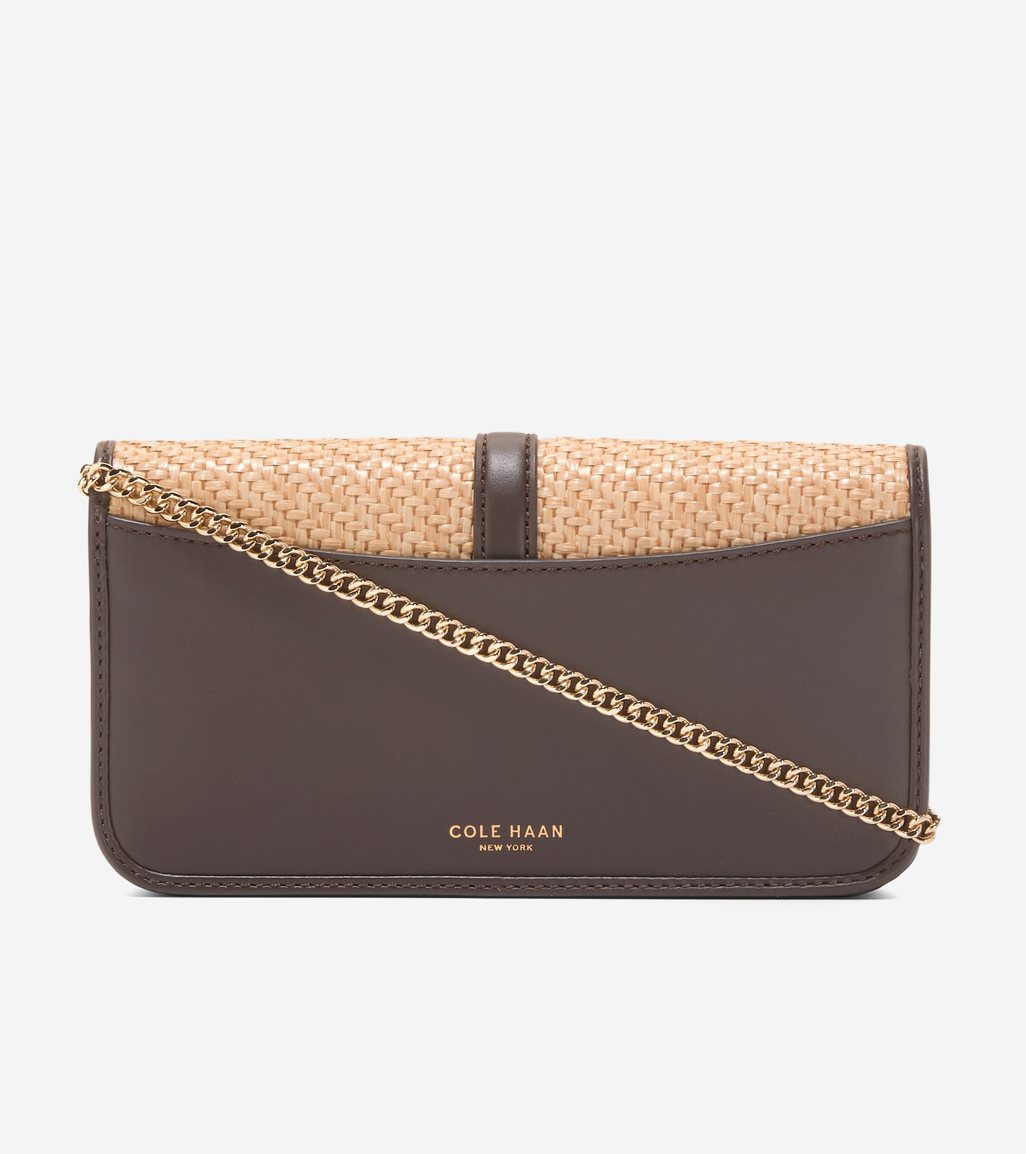 Women's Alexandria Wallet On A Chain in Beige | Cole Haan
