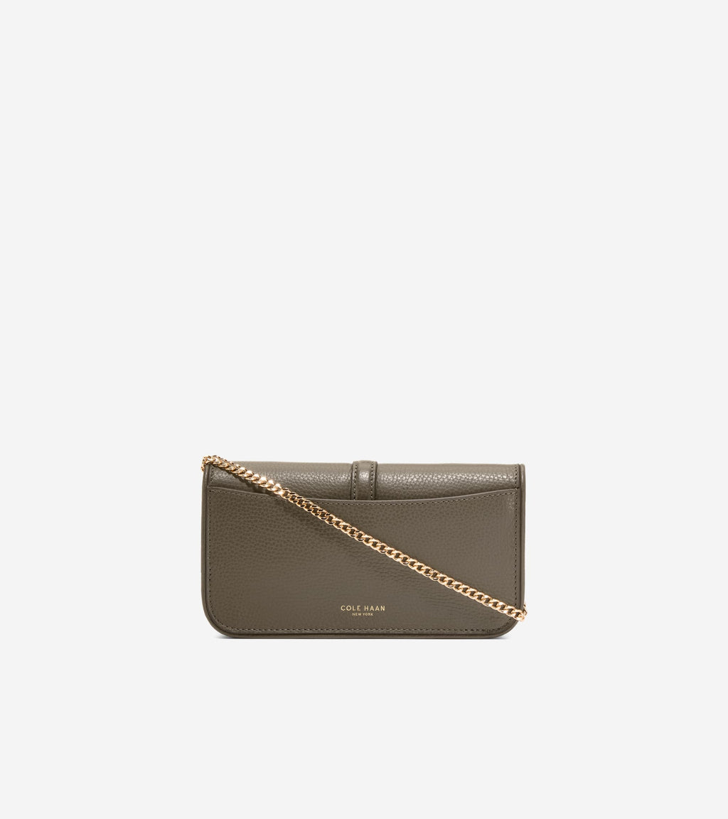 Women's Alexandria Wallet On A Chain-Deep Olive