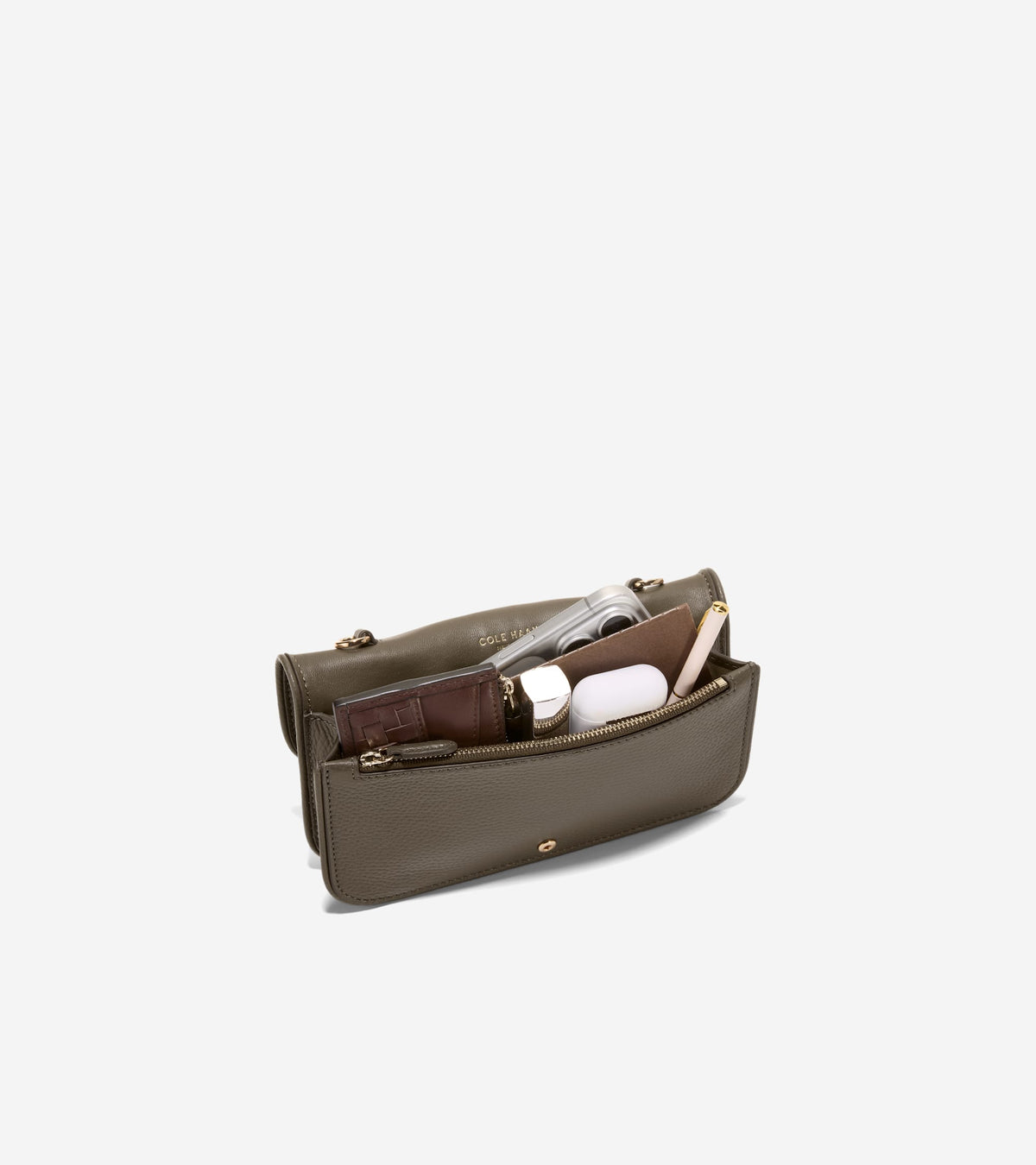 Women's Alexandria Wallet On A Chain-Deep Olive
