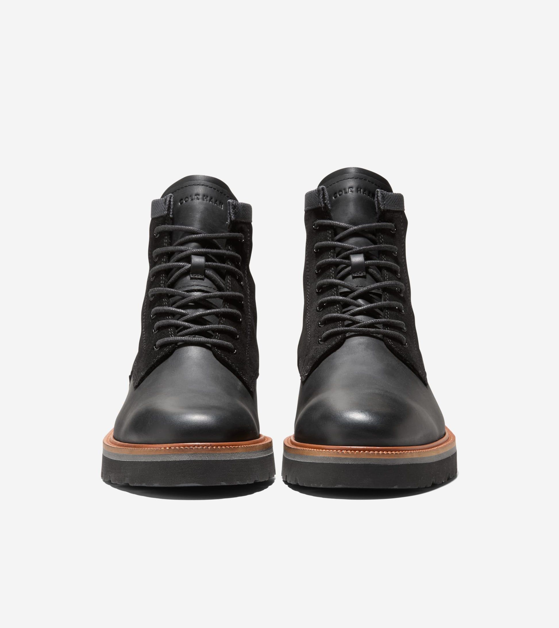Men's American Classics Waterproof Plain Toe Boot-Black Oiled-Natural-Black