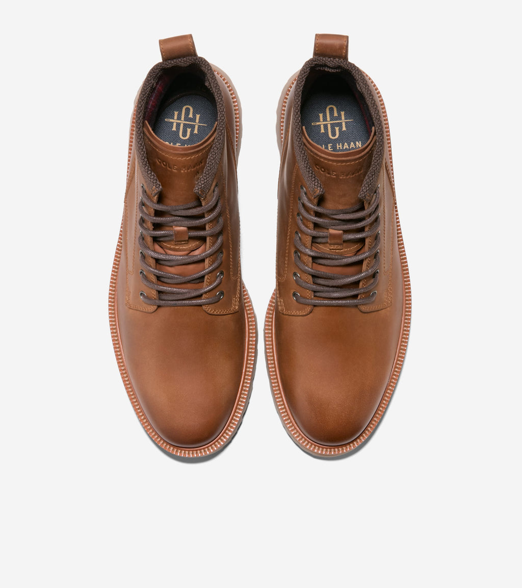 Men's American Classics Waterproof Plain Toe Boot-British Tan-Irish Coffee