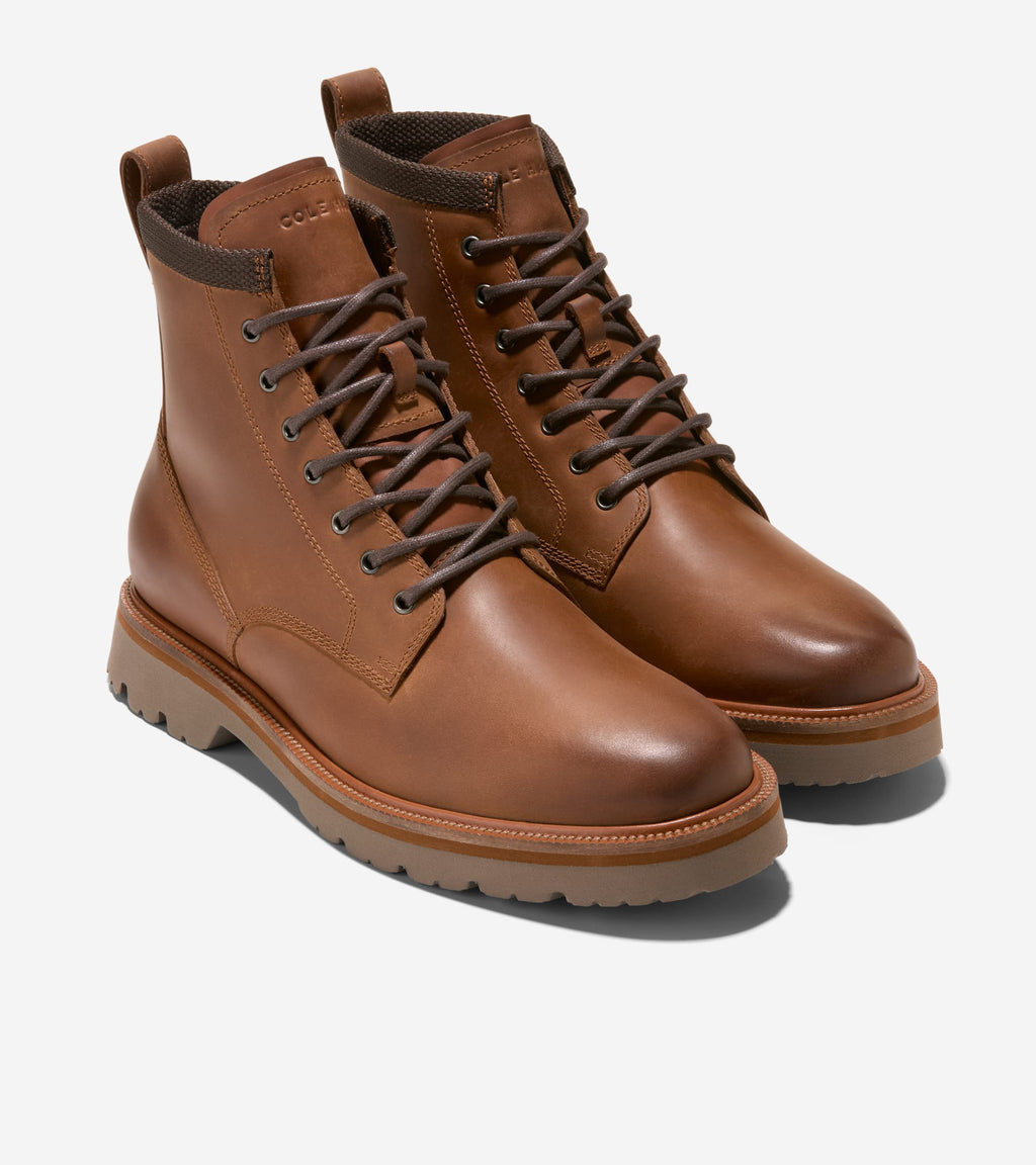 Men's American Classics Waterproof Plain Toe Boot-British Tan-Irish Coffee