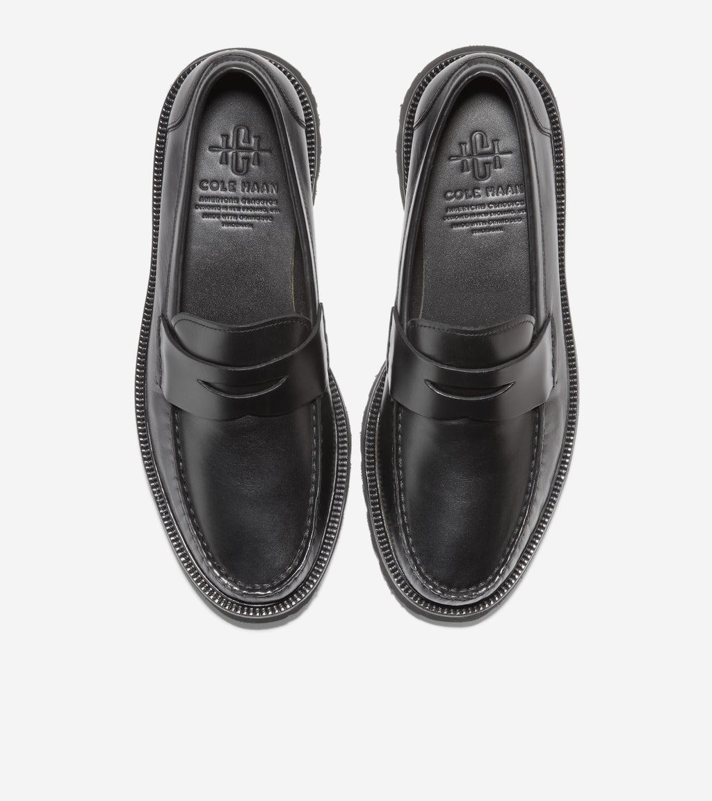 Men's American Classics Penny Loafers-Black