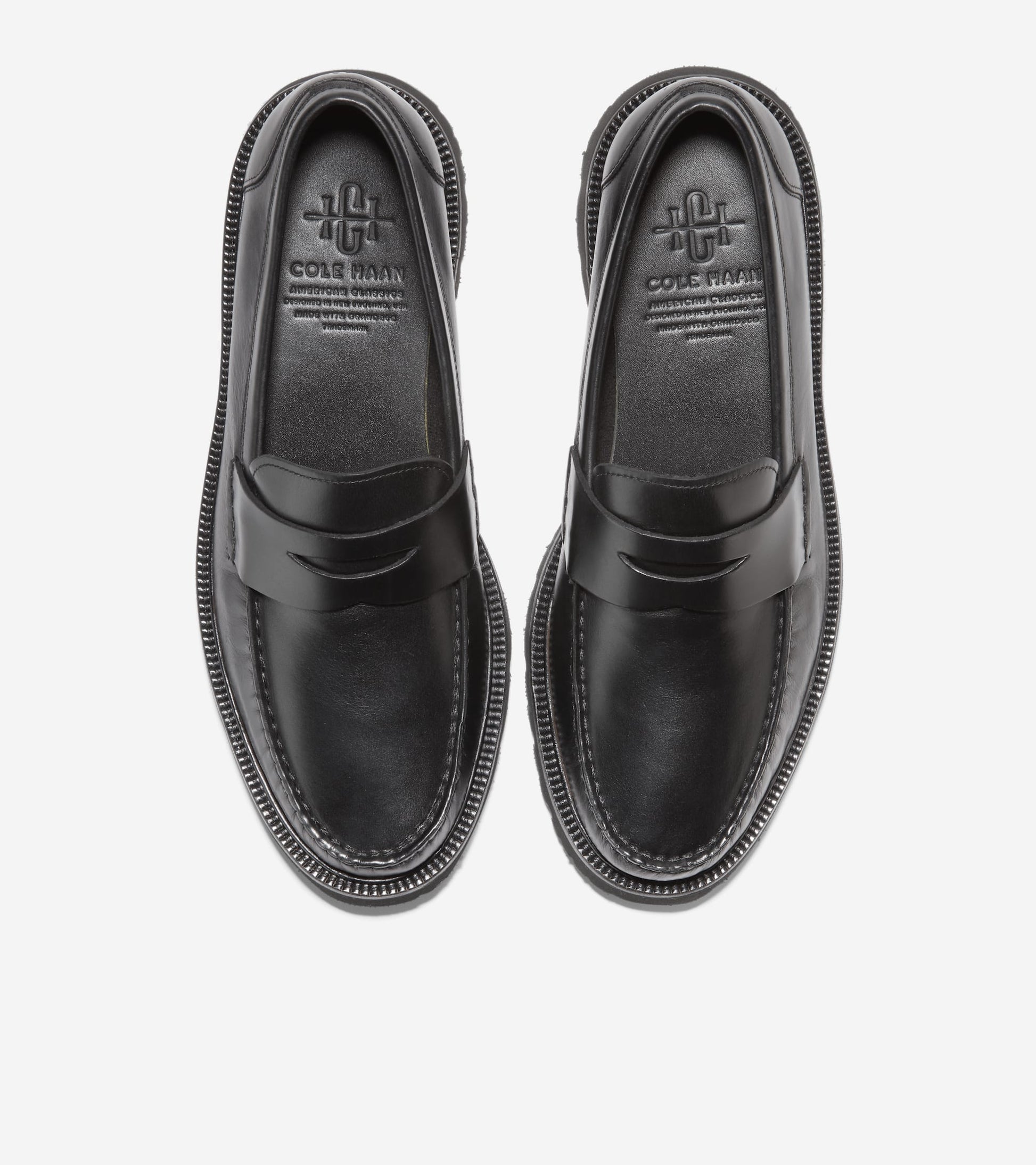 Men's American Classics Penny Loafers-Black