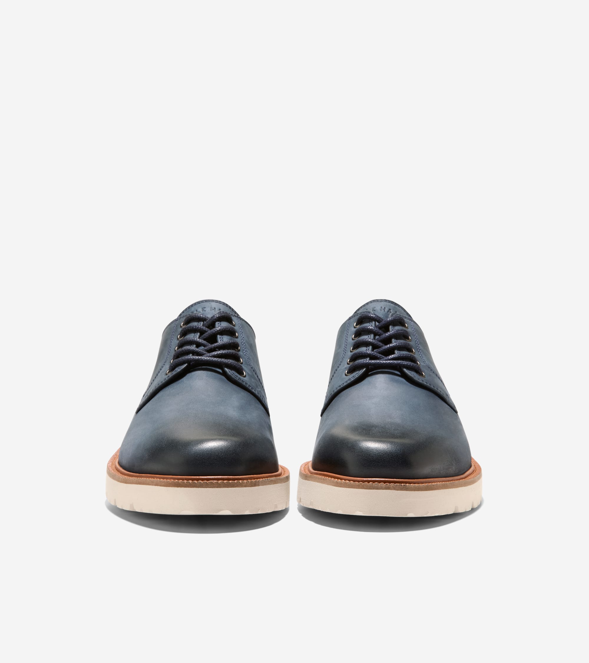 Men's American Classics Plain Toe Oxfords in Blue | Cole Haan