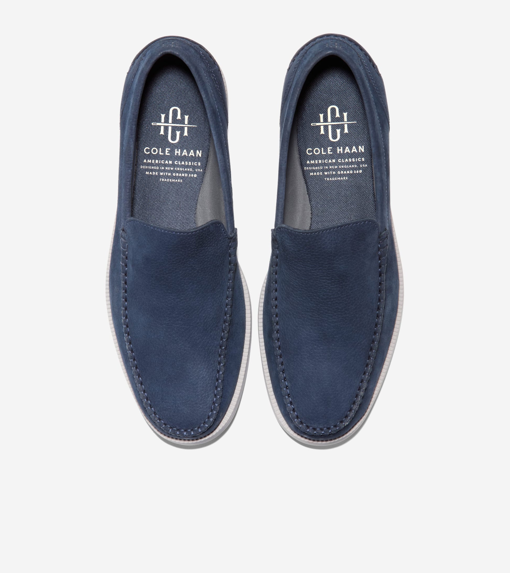 Men's American Classics Hampton Loafers-Navy Blazer-Ancient Scroll